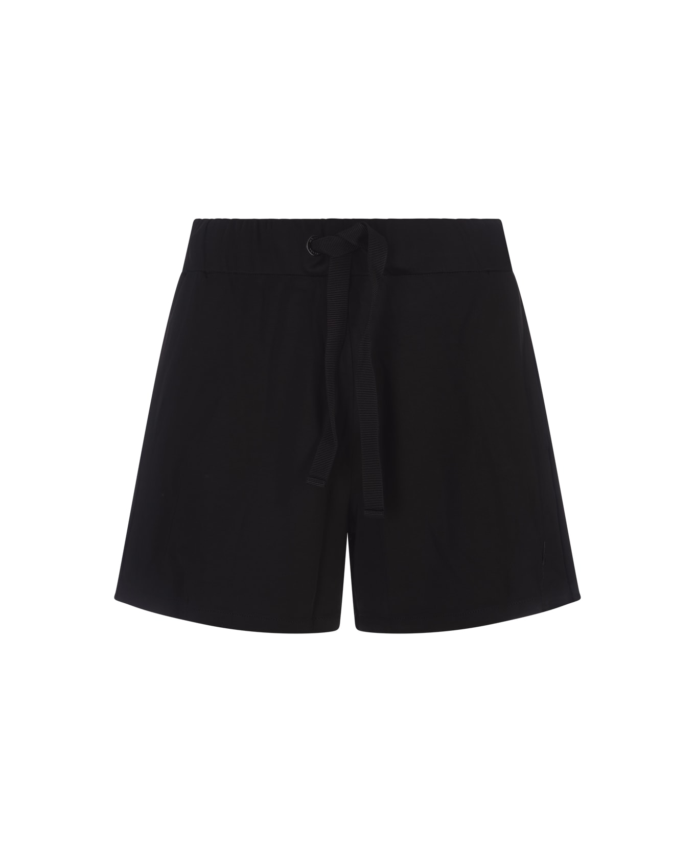 Moncler Black Viscose Shorts - Black ショートパンツ