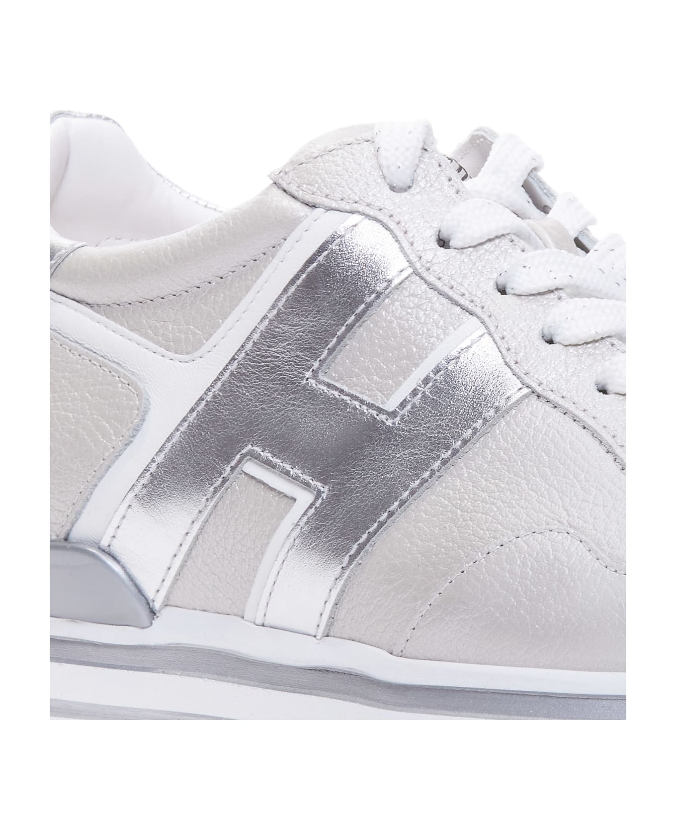 Hogan Midi H222 Sneakers - Silver