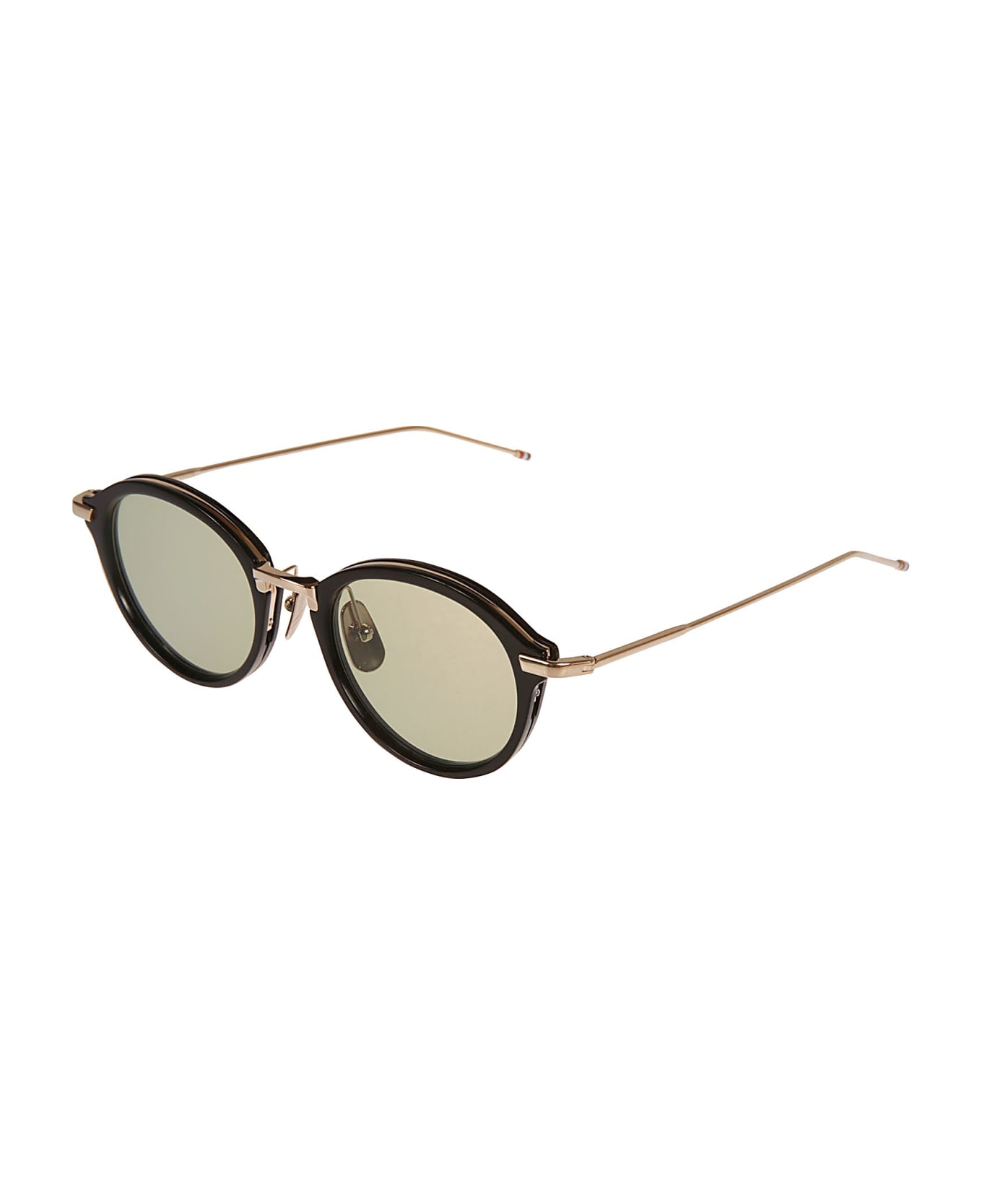 Thom Browne Classic Round Frame Sunglasses - Black