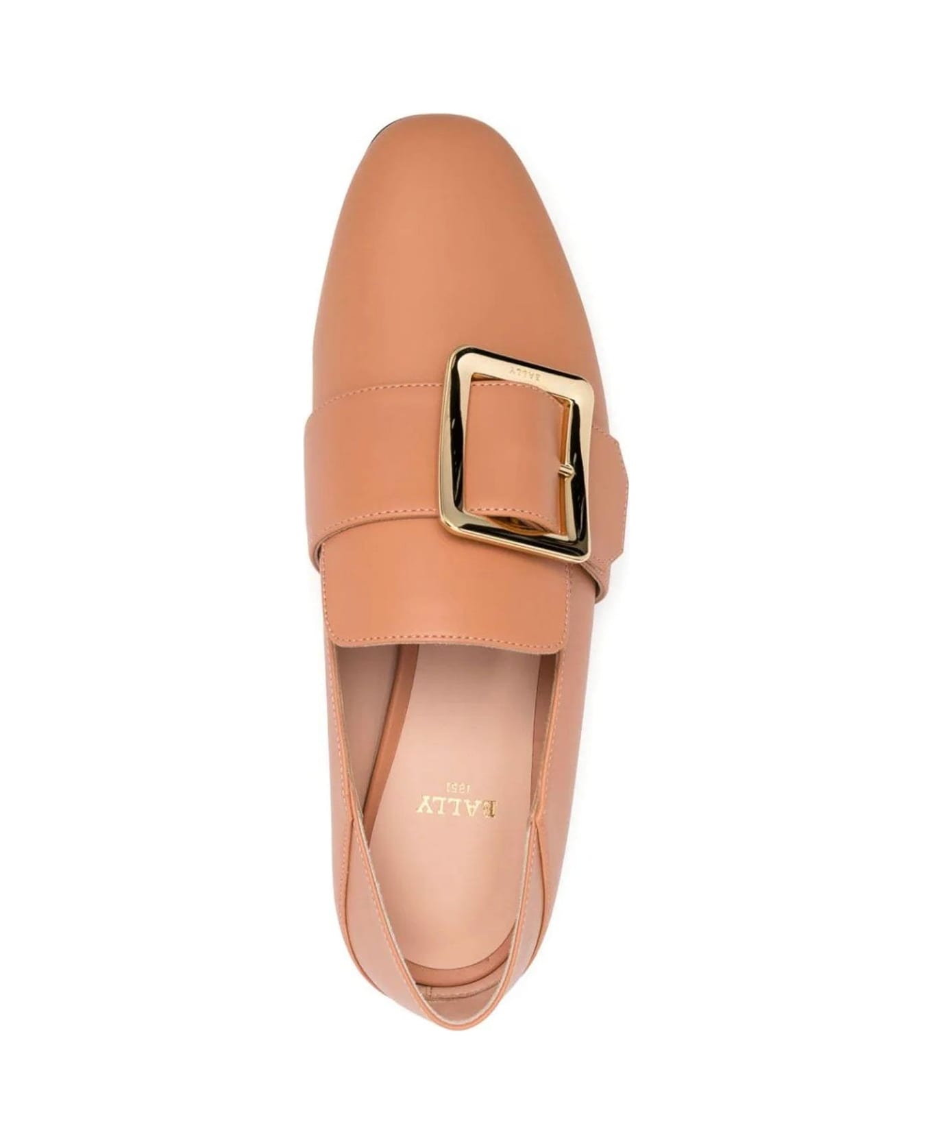 Bally Leather Loafers - Beige