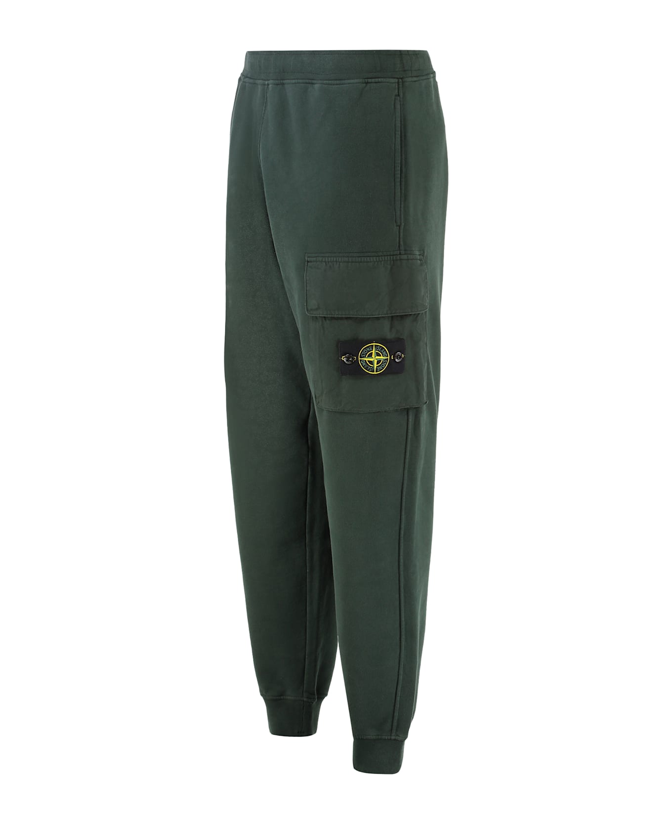 Stone Island Cotton Track-pants - green