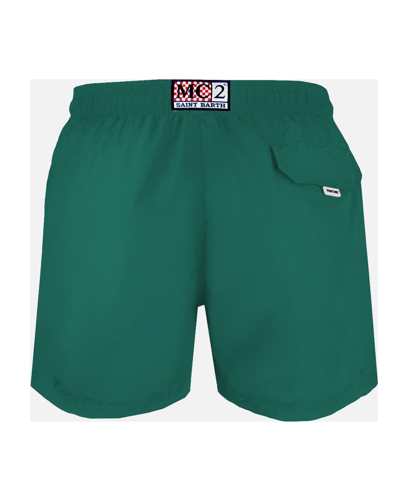 MC2 Saint Barth Man British Green Swim Shorts | Pantone Special Edition - GREEN