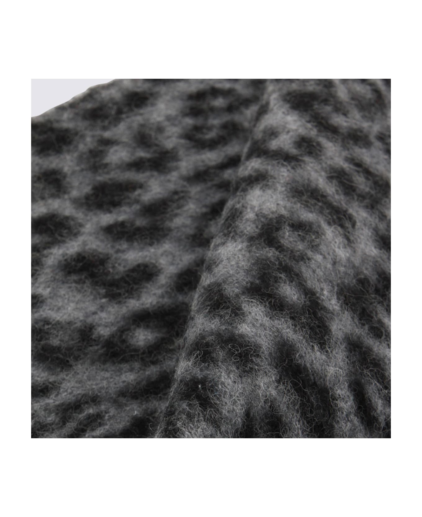 Anine Bing Leopard Scarf - Brown