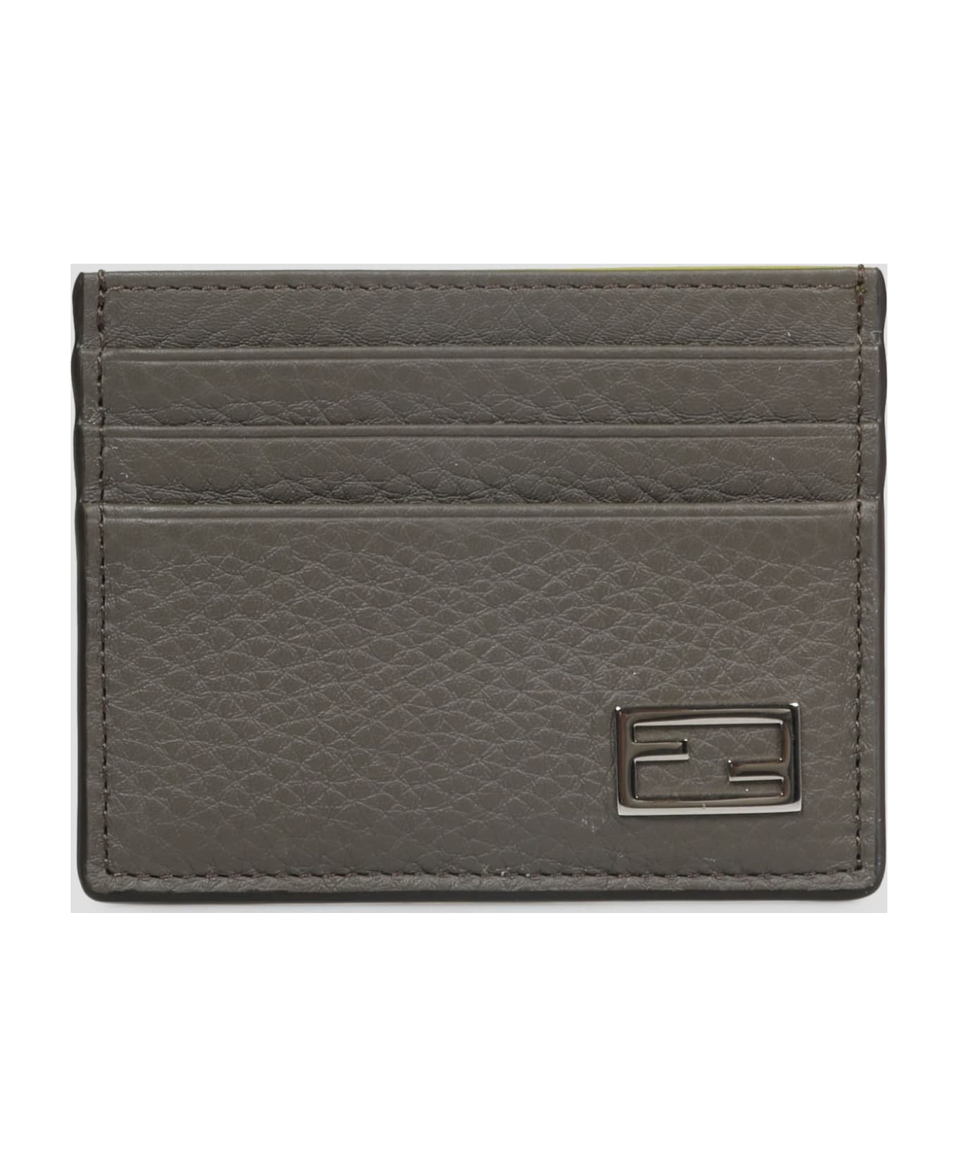 Fendi Baguette Card Holder - Grey