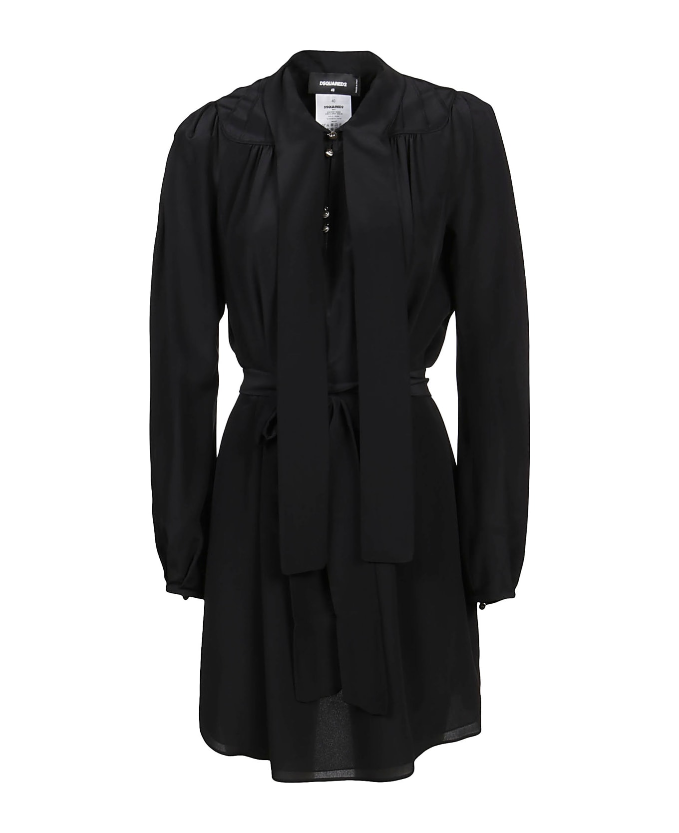 Dsquared2 Bow Mini Dress - Black