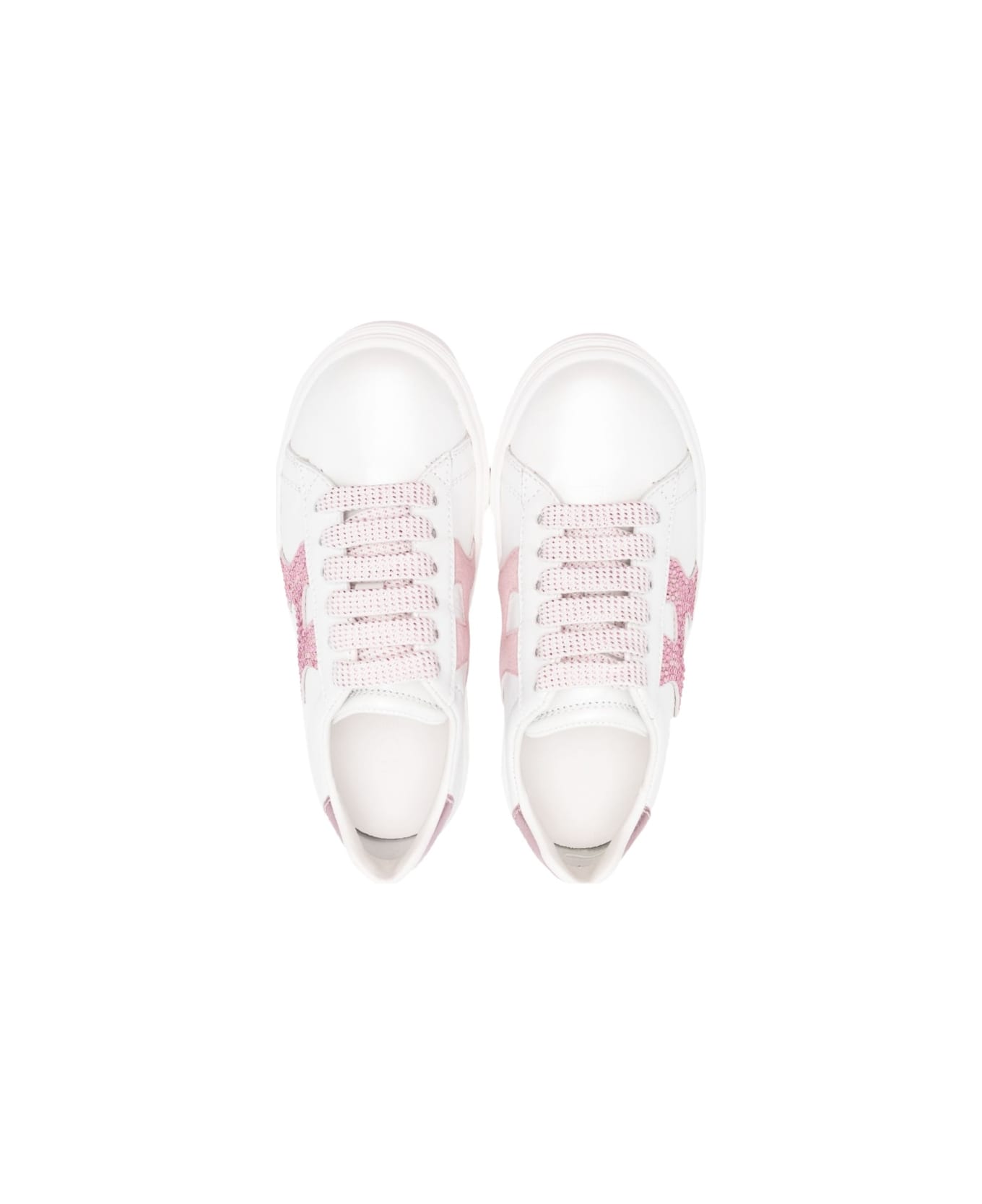 Hogan Sneaker J340 H Rhinestone - WHITE