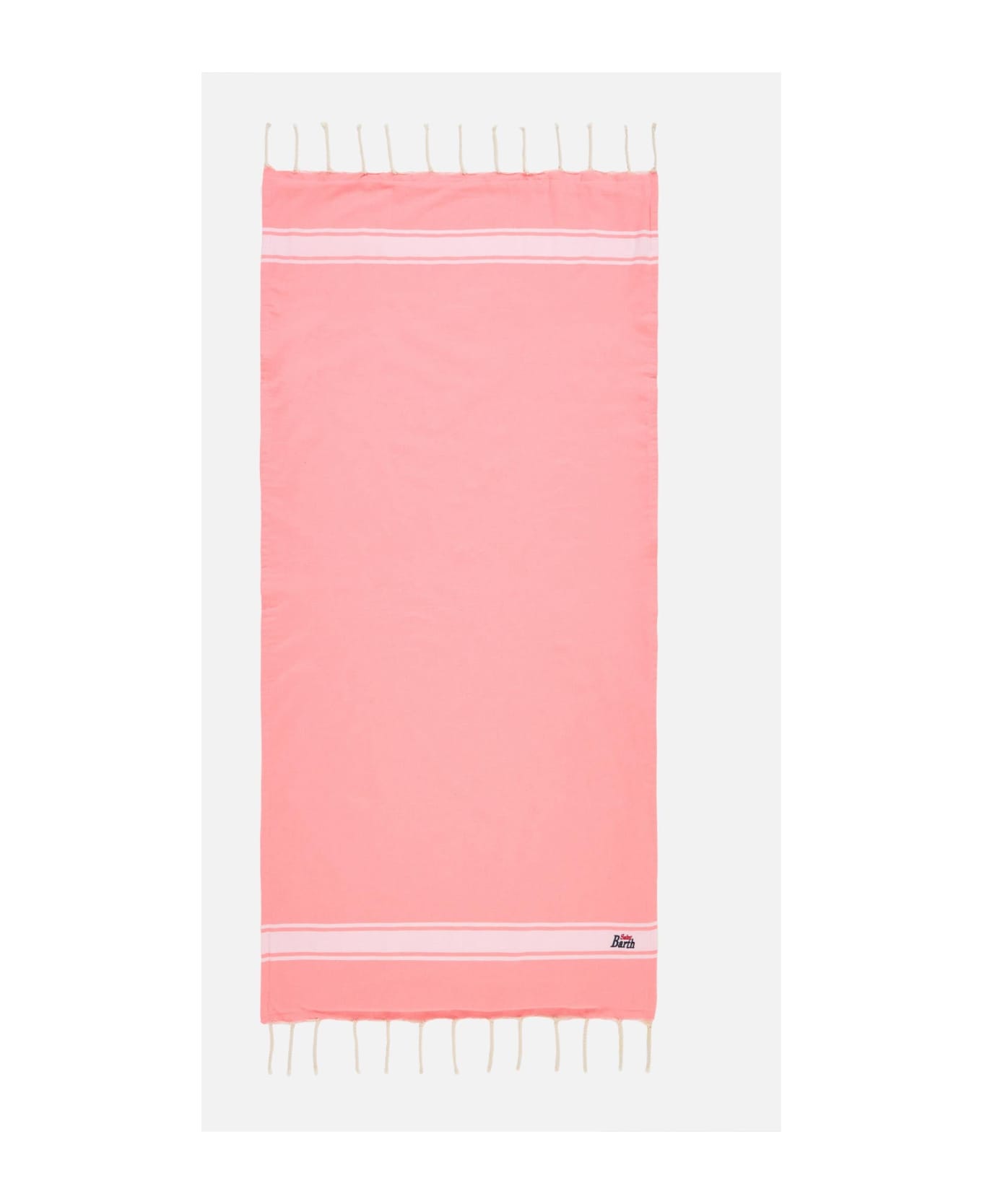 MC2 Saint Barth Fluo Pink Fouta Doubled With Sponge - PINK