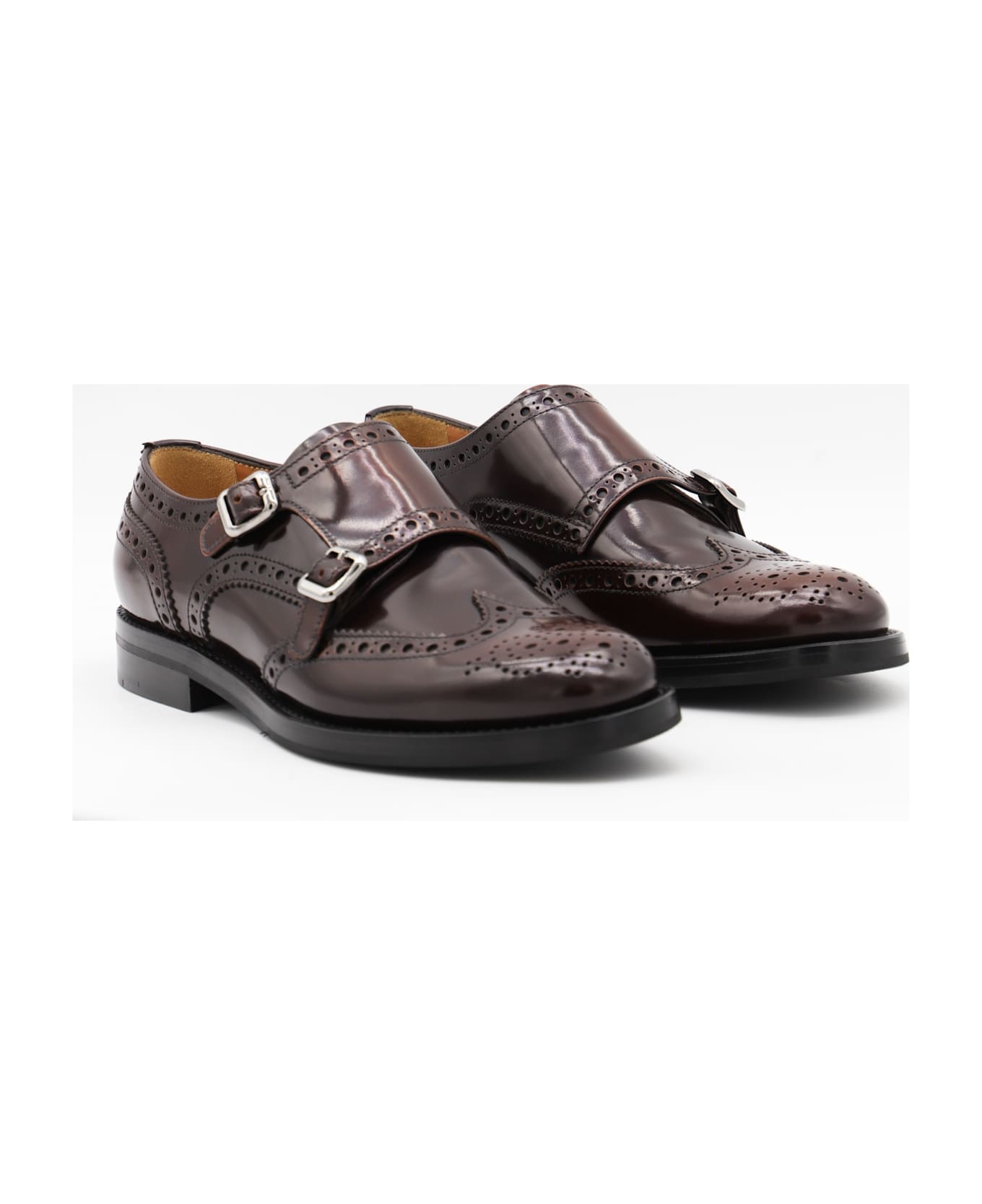 Church's Brown Leather Formal Shoes - TABAC