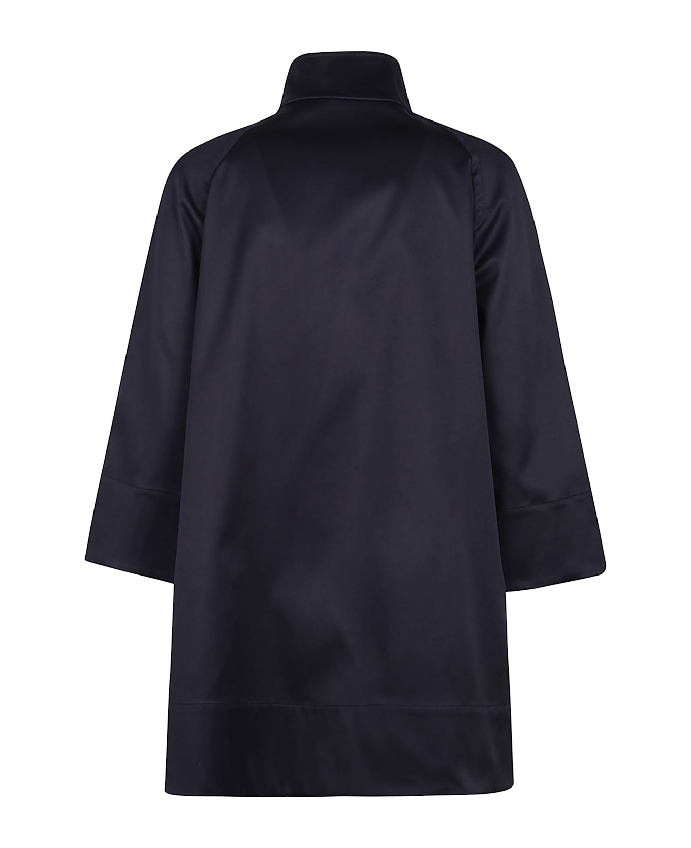 Fay Raglan Sleeve Cape - Blue