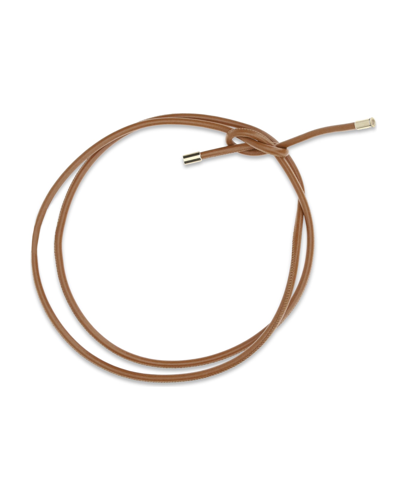 Forte_Forte Tubular Belt With Metal Finials
