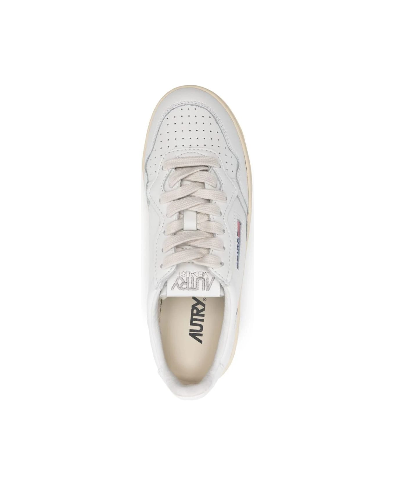 Autry Low Platform Sneakers - White White
