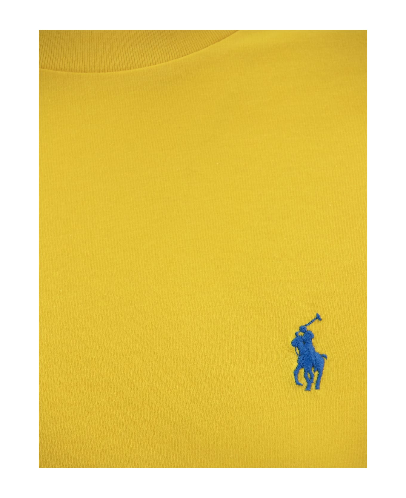 Polo Ralph Lauren Crewneck Cotton T-shirt - Yellow