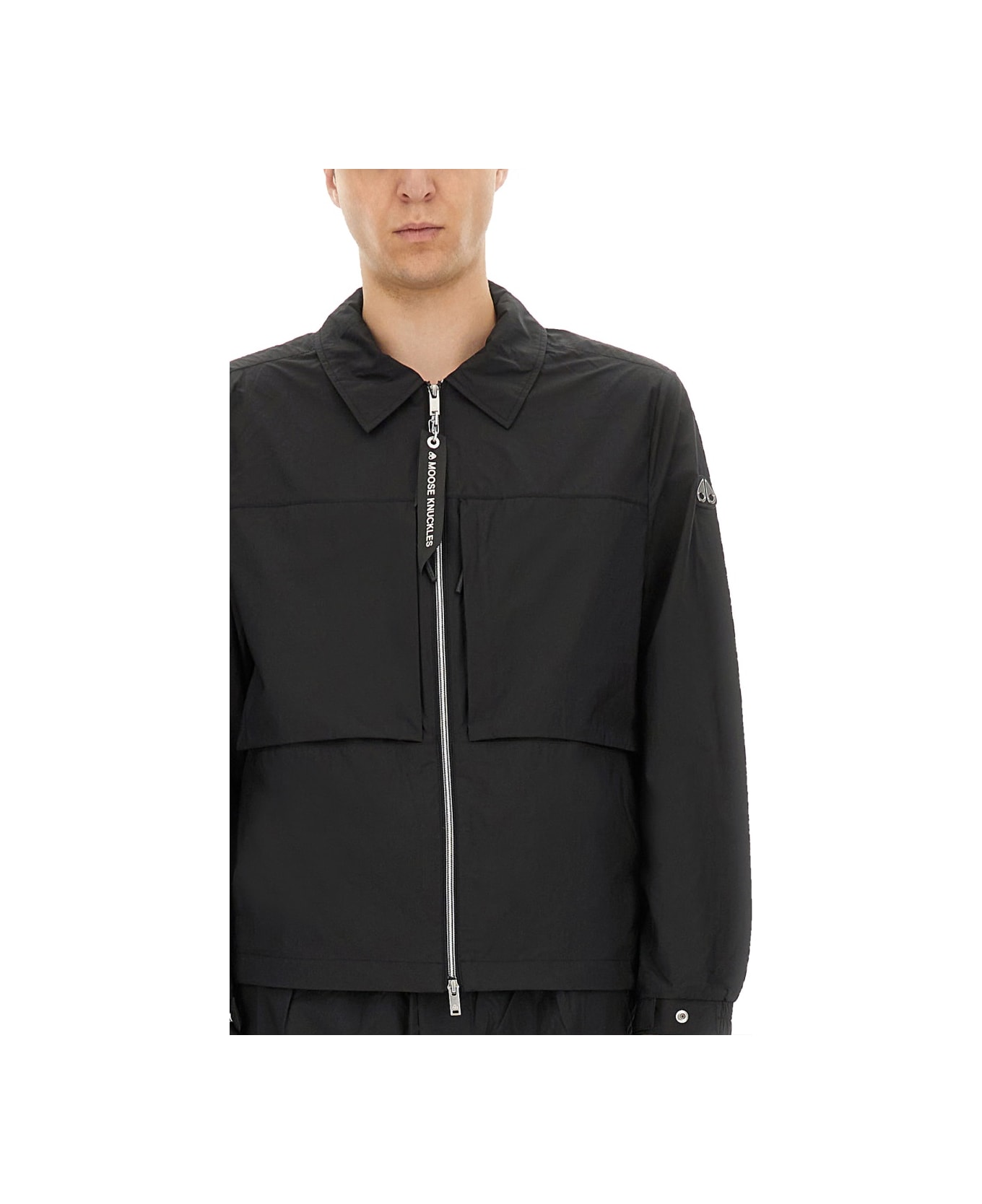 Moose Knuckles Waverly Shirt Jacket - BLACK