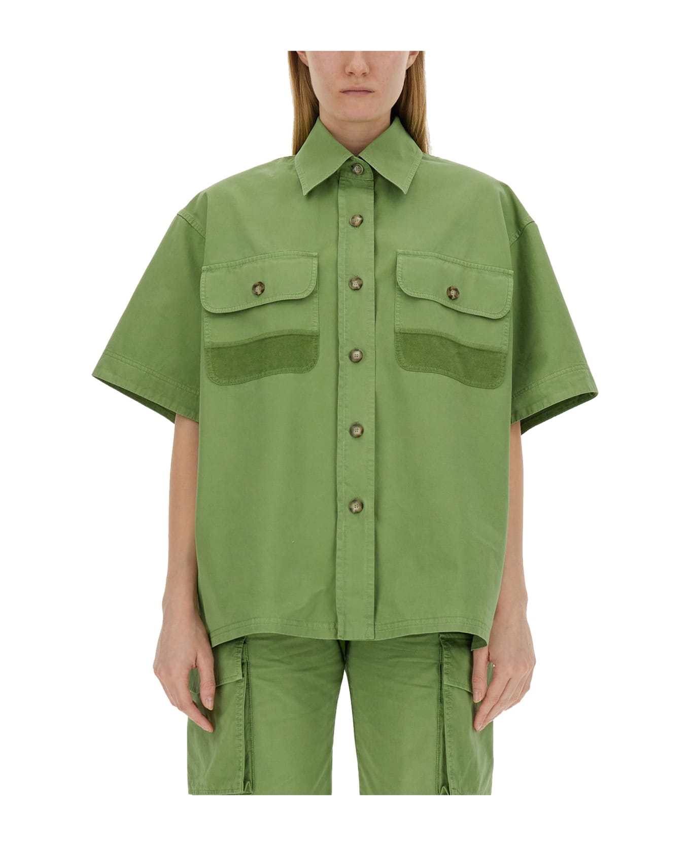 Stella McCartney Workwear Shirt - Pistachio シャツ