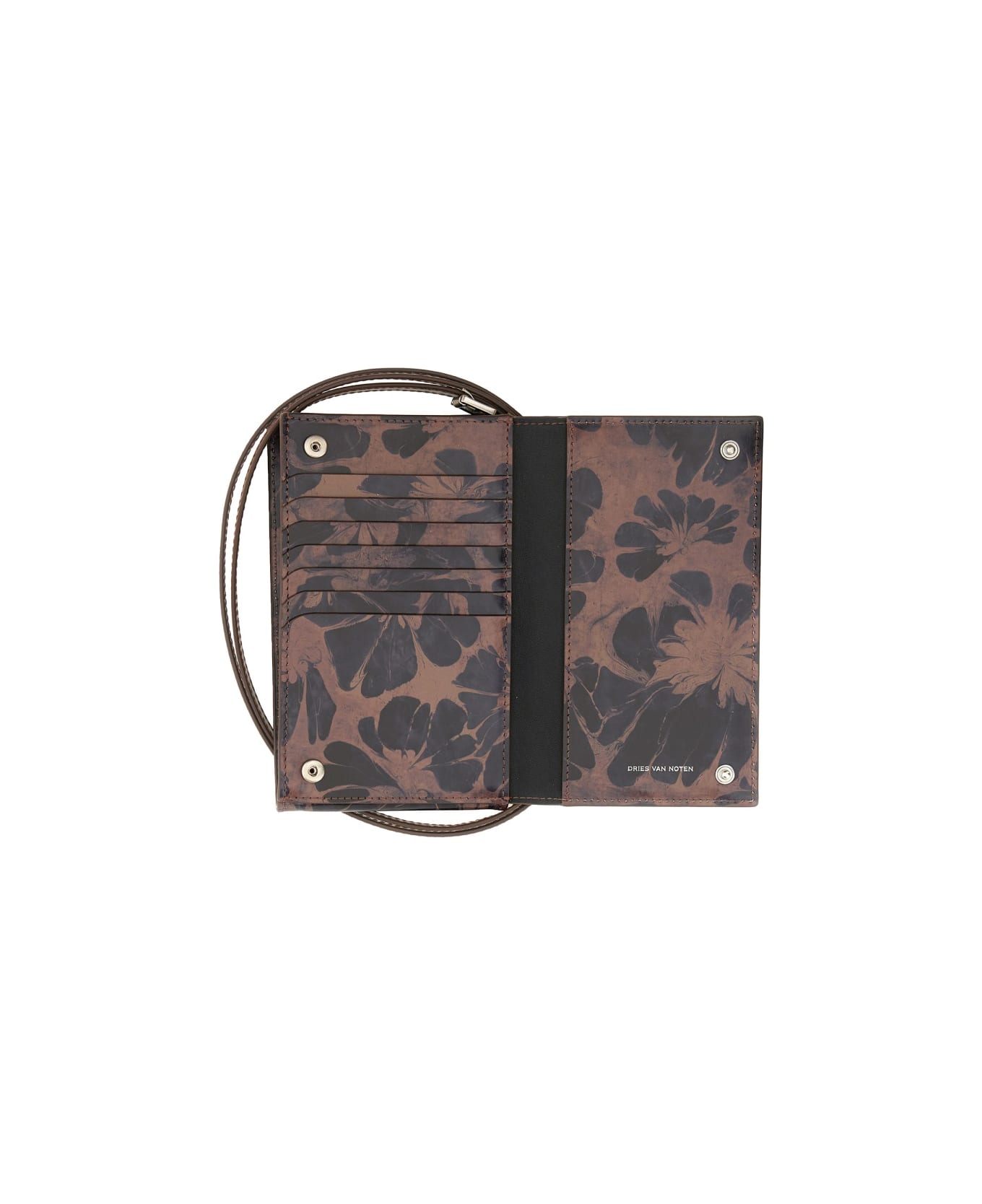 Dries Van Noten Leather Phone Case - MULTICOLOUR