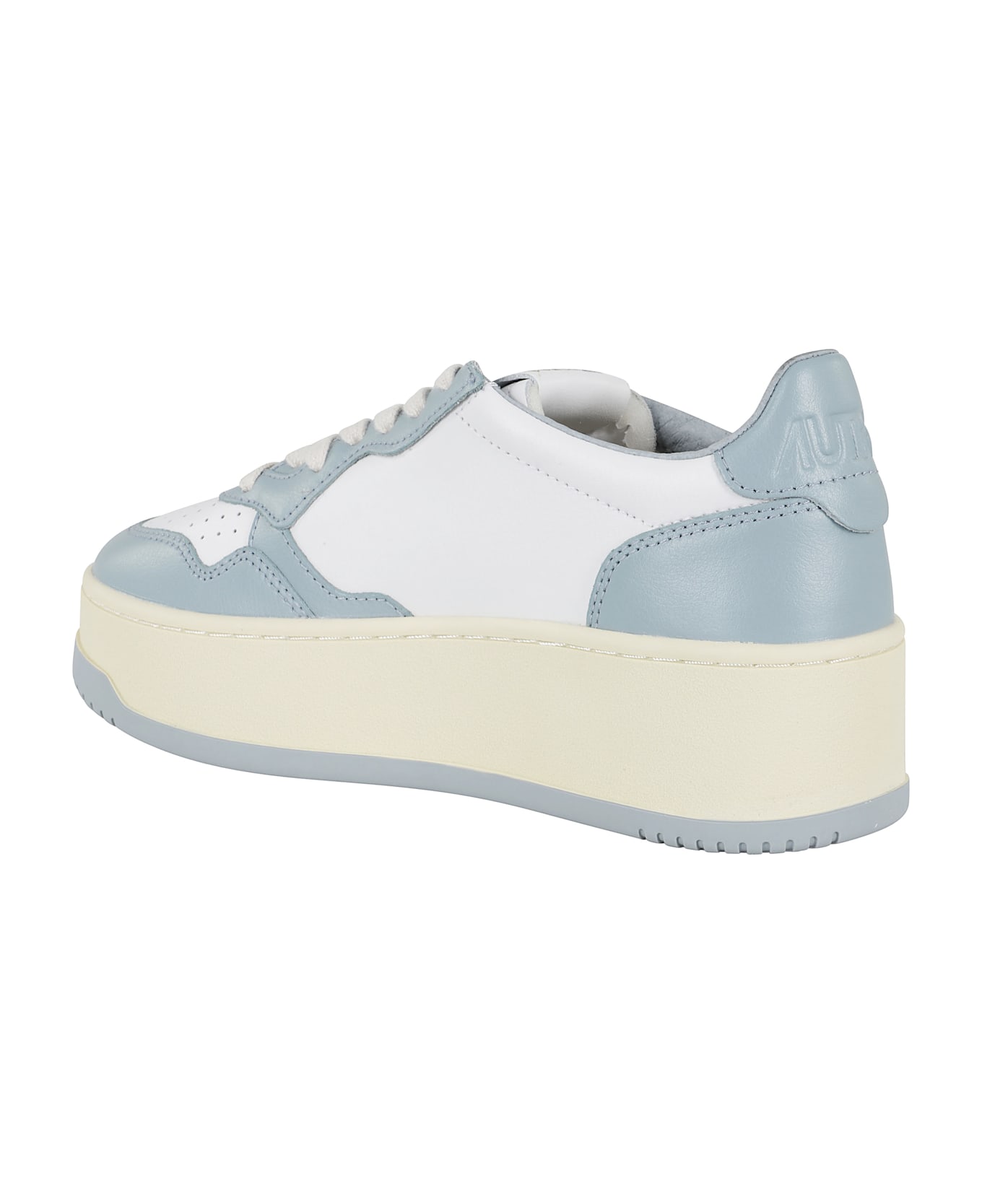 Autry Platform Low - White Blue