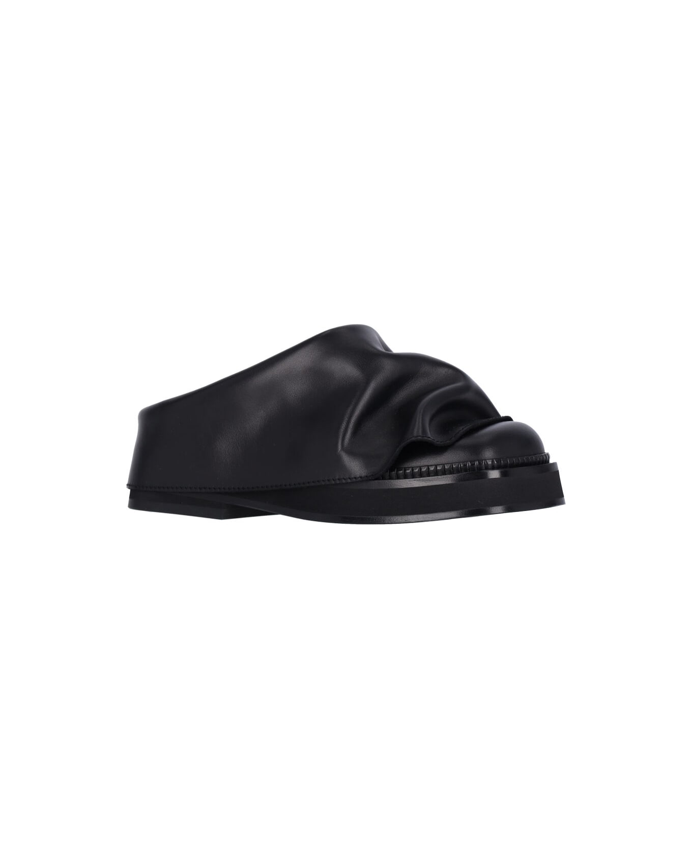 The Attico "mini Robin" Sabots - Black  