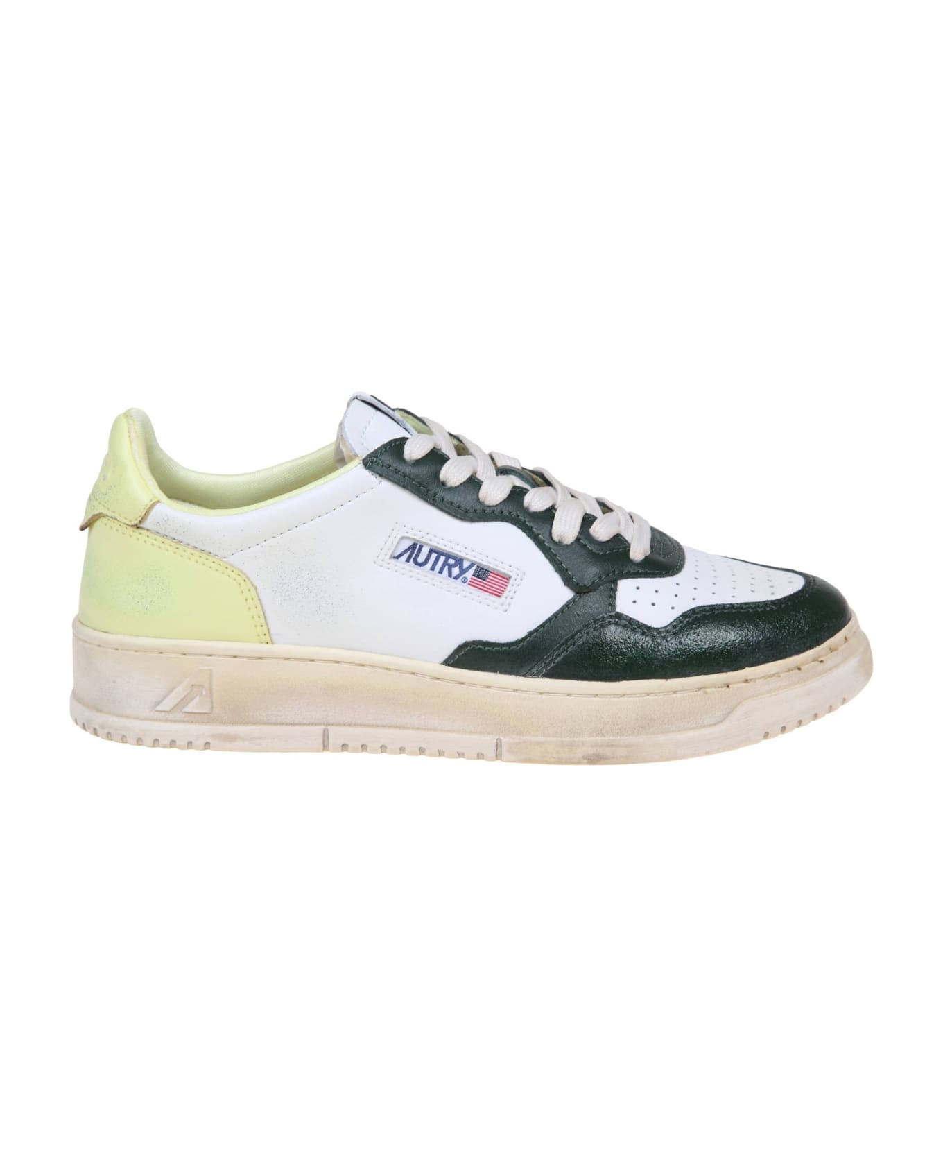 Autry Sneakers In Super Vintage Leather - Multicolor