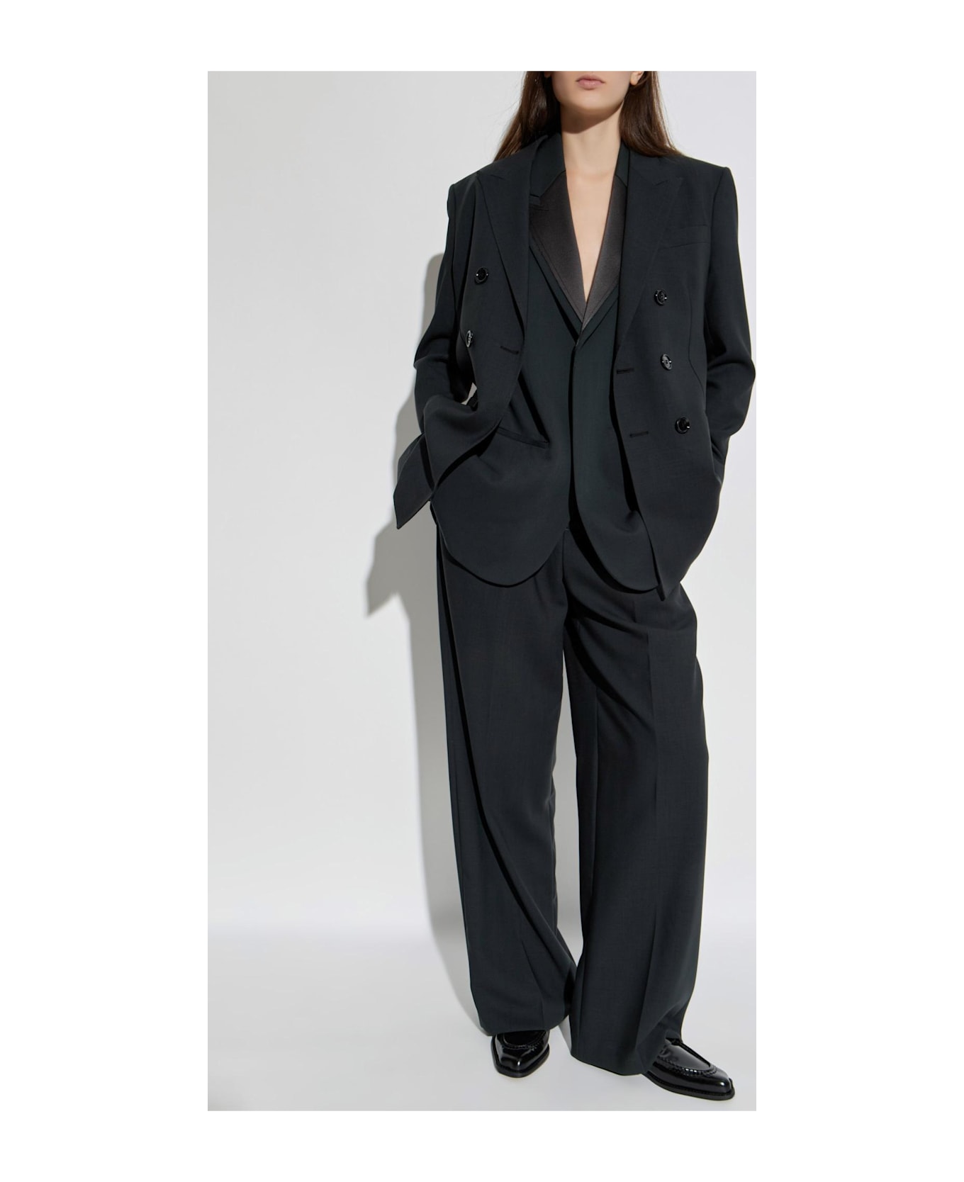 Ami Alexandre Mattiussi Double-breasted Blazer - BLACK