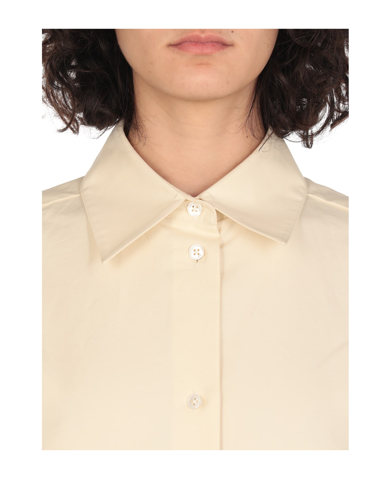 Jil Sander Compact Light Shirt - Ivory