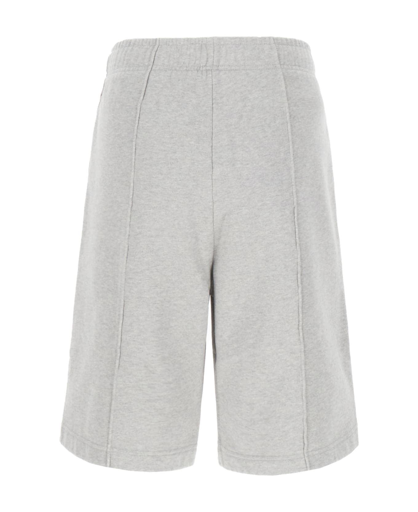 AMBUSH Melange Grey Cotton Bermuda Shorts - LIGHT GREY