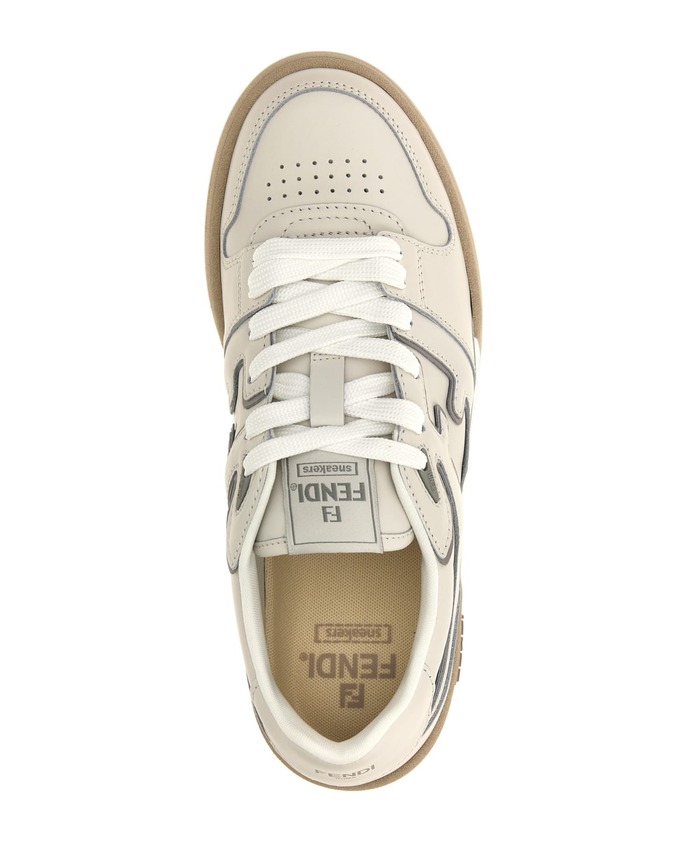 Fendi Match Sneakers - White