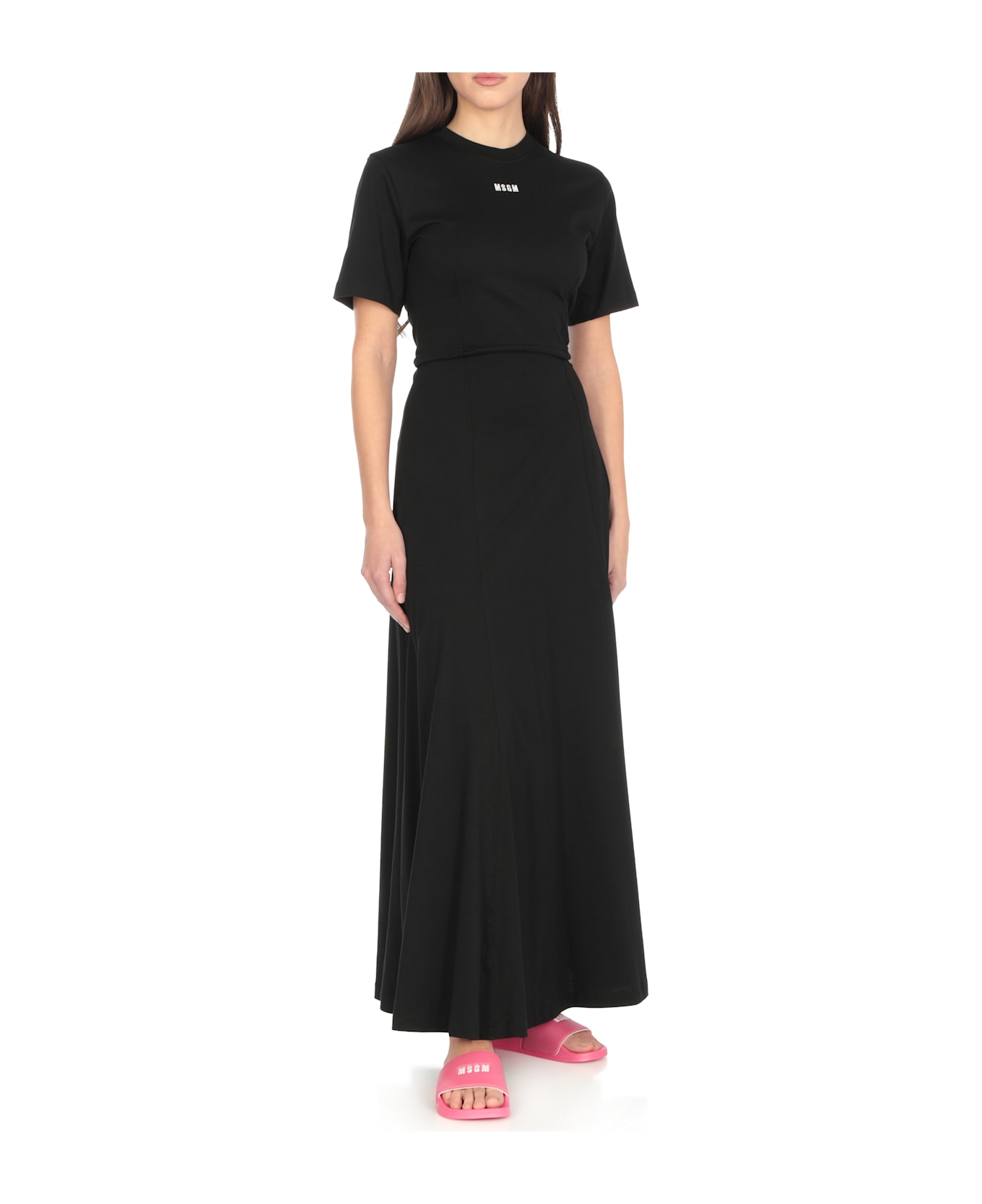 MSGM Pool Slippers - FUCHSIA