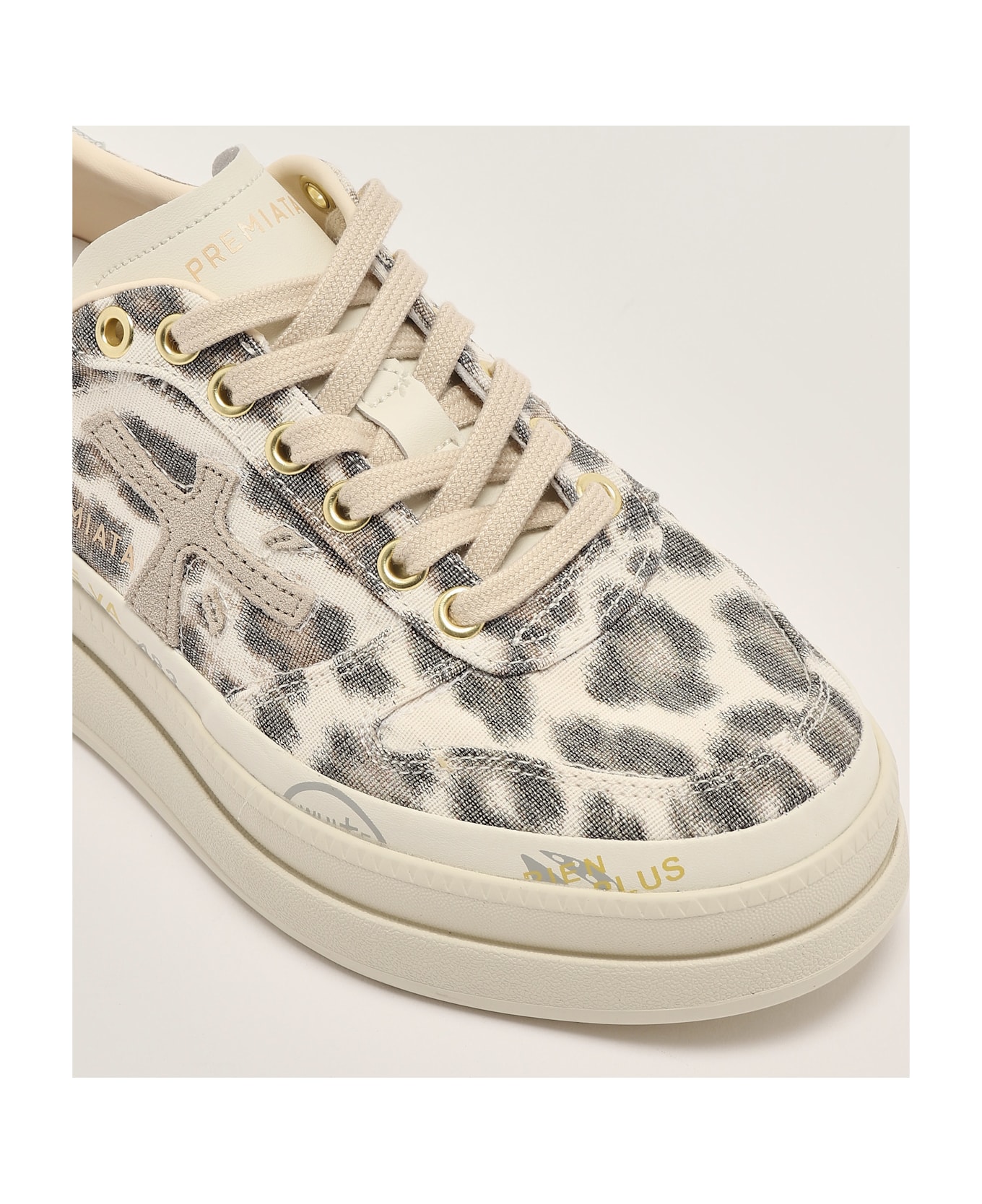 Premiata Micol Sneaker - ECRU
-ANIMALIER