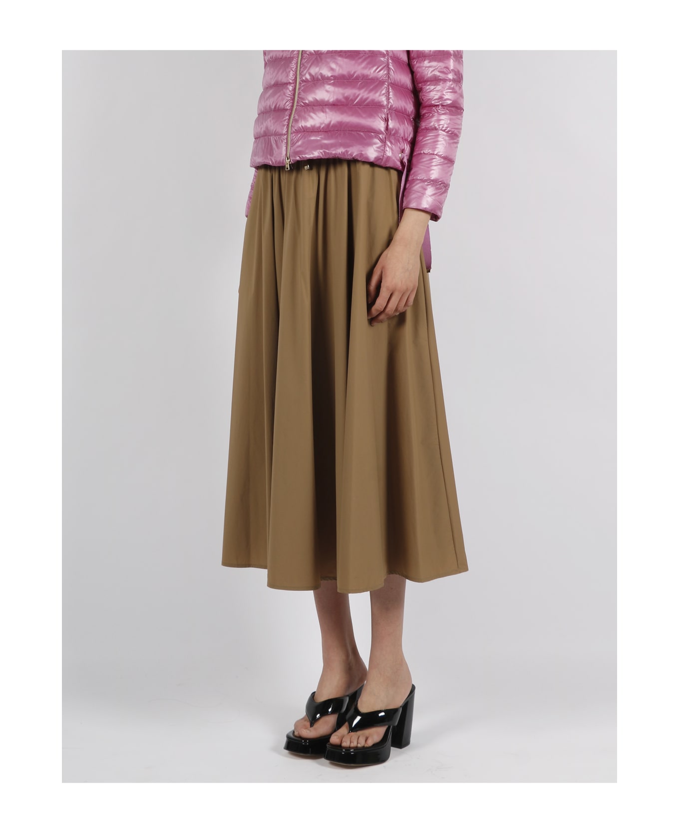 Herno Light Nylon Stretch Skirt | italist
