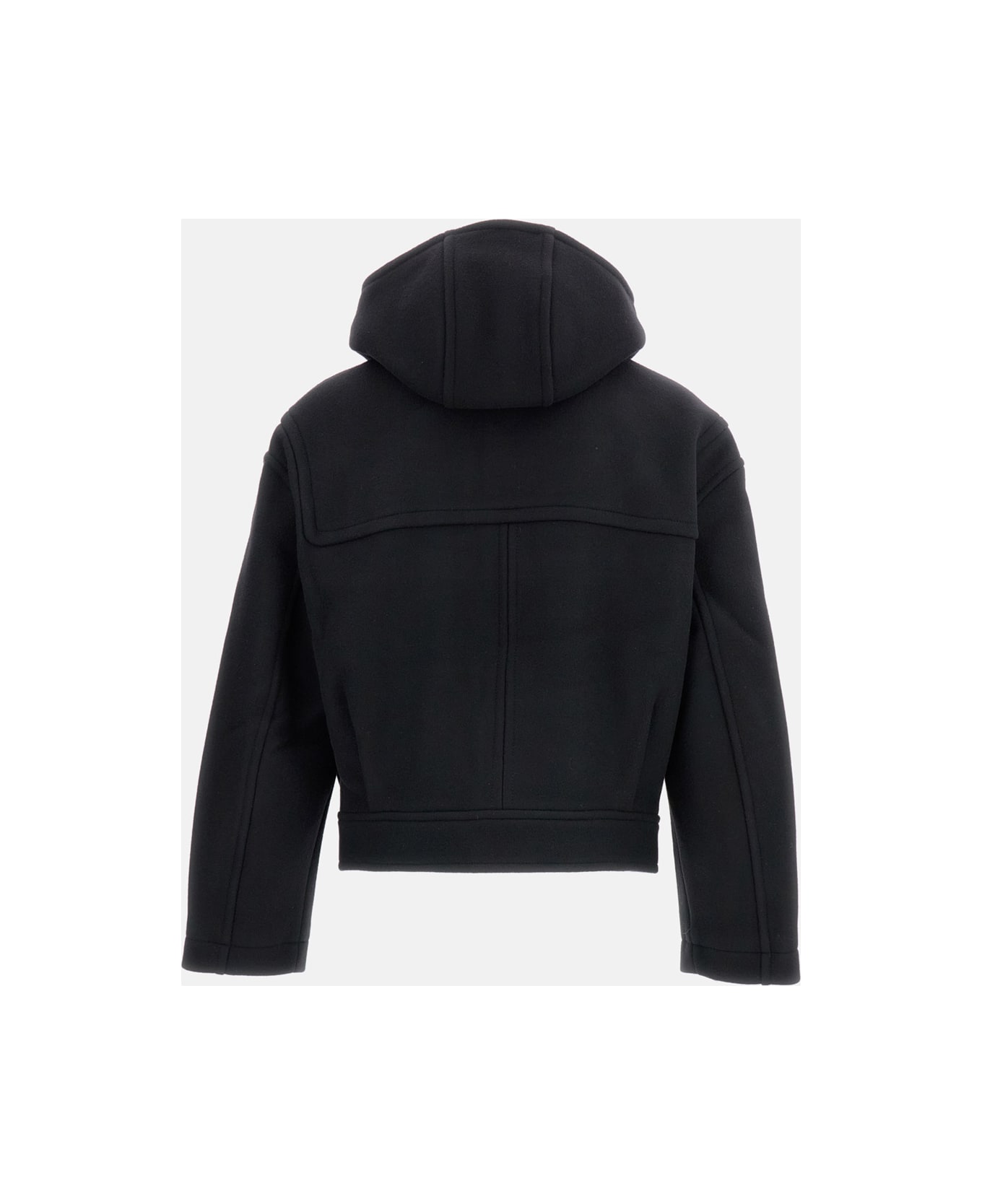 Jacquemus Wool Jacket Le Duffle Cabana - Black
