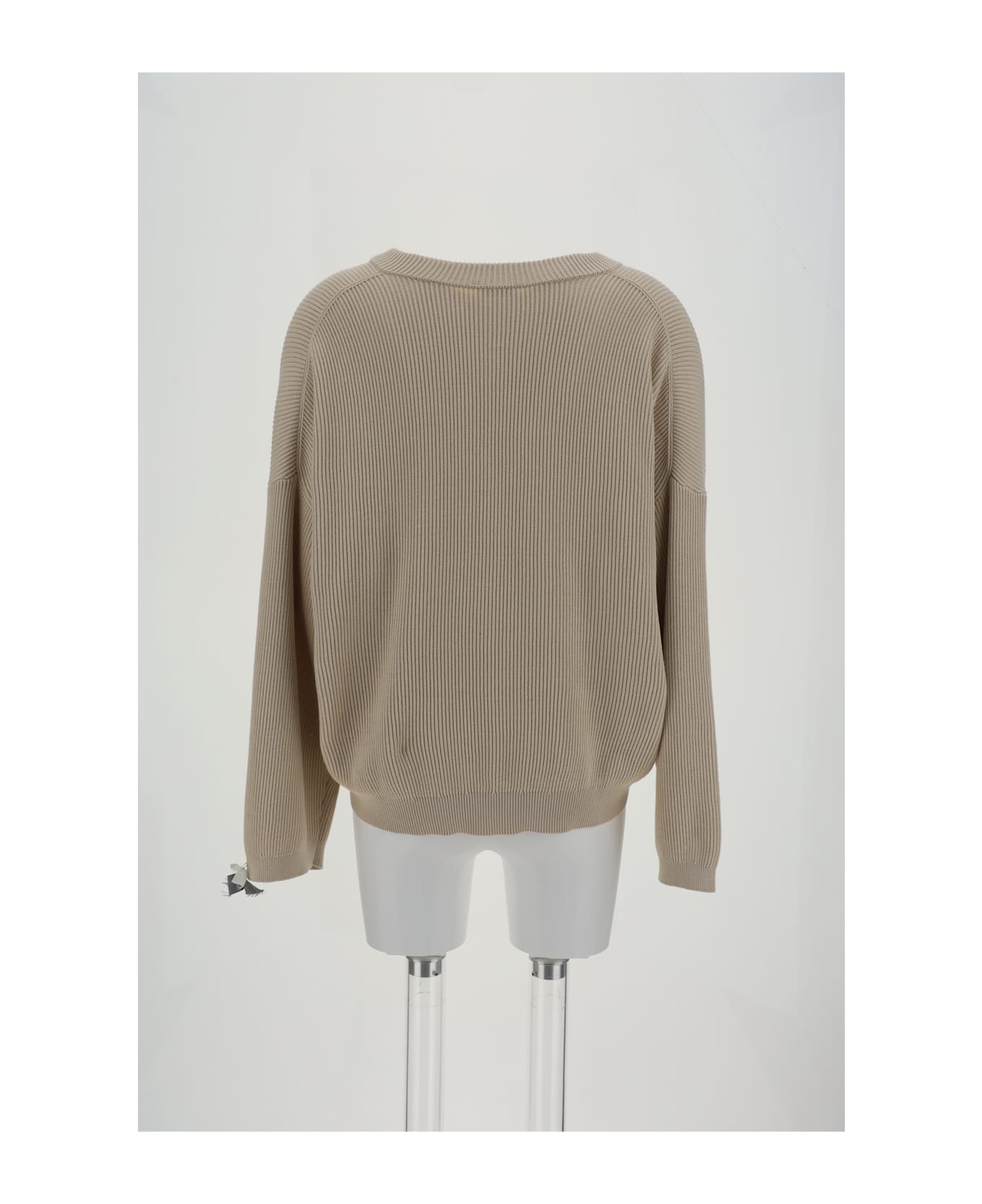 Brunello Cucinelli V-neck Sweater - Burro