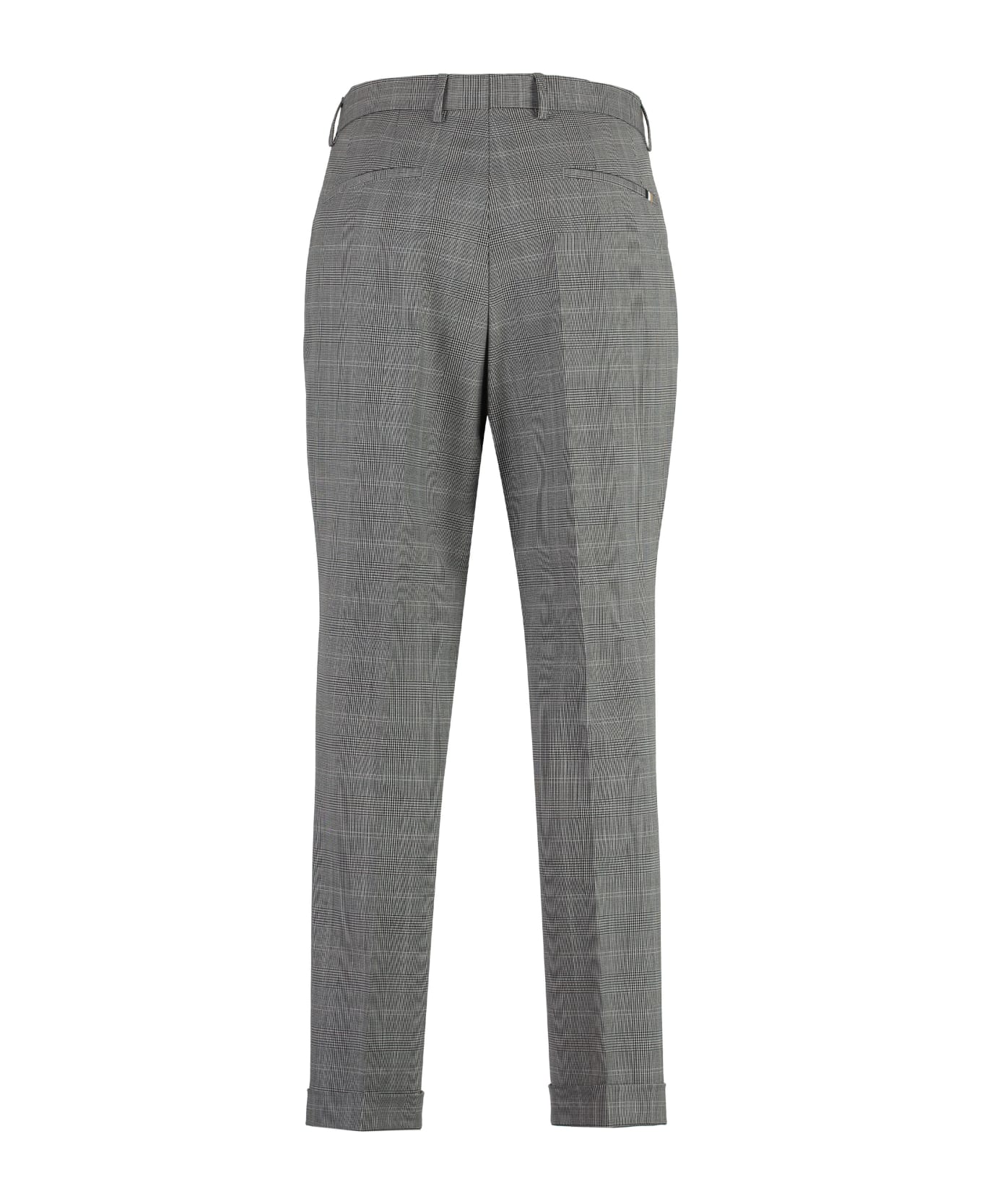 Hugo Boss Prince Of Wales Checked Trousers - Multicolor