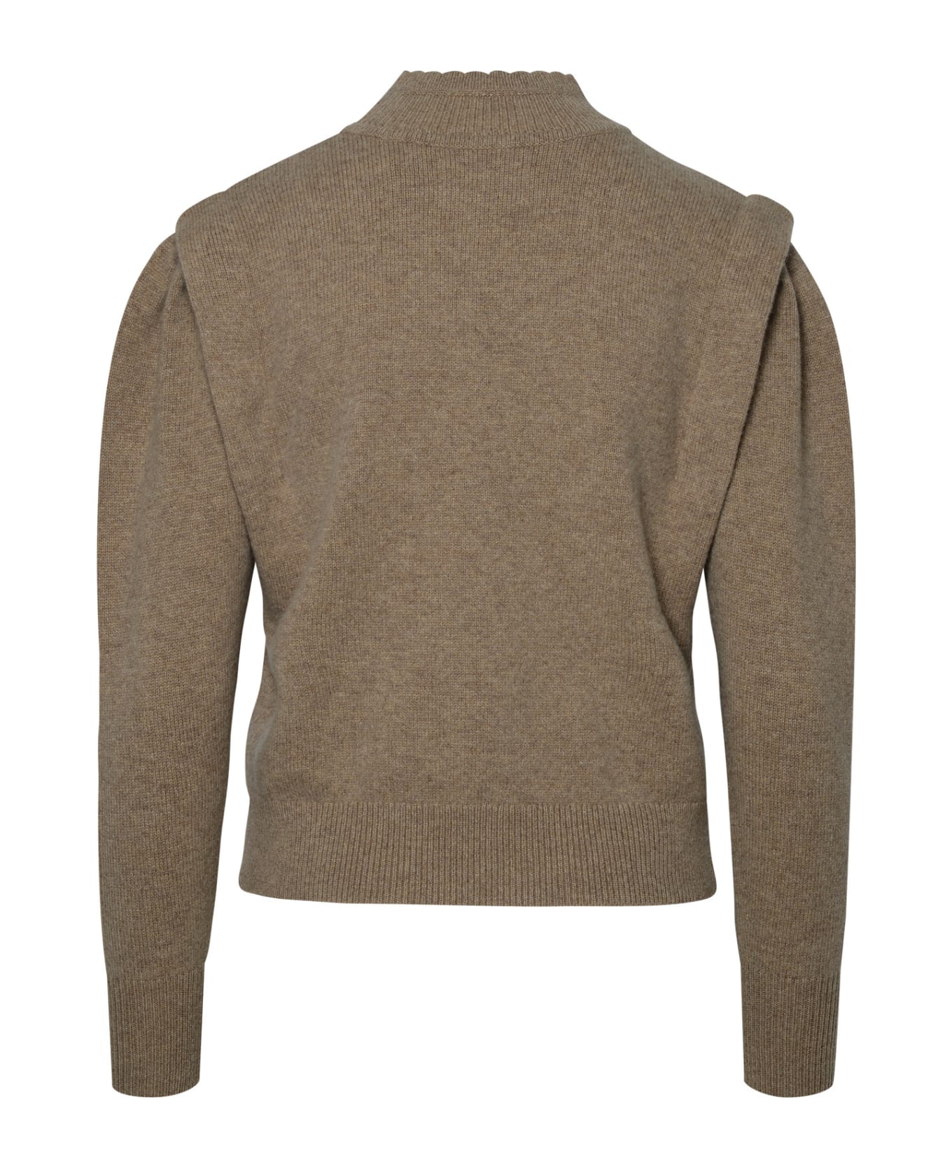 Marant Étoile 'lucile' Beige Wool Turtleneck Sweater - Beige