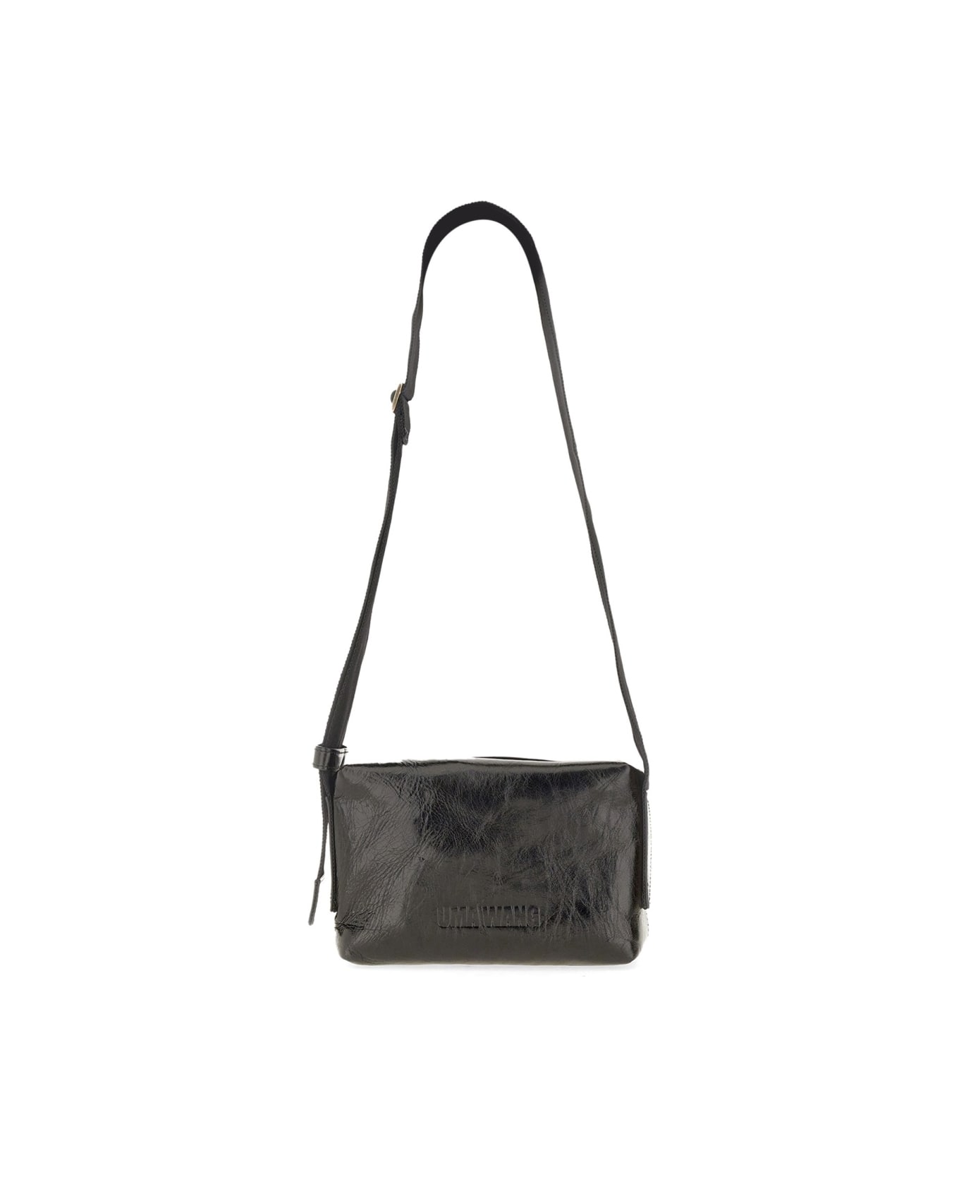 Uma Wang Leather Shoulder Bag - BLACK ショルダーバッグ
