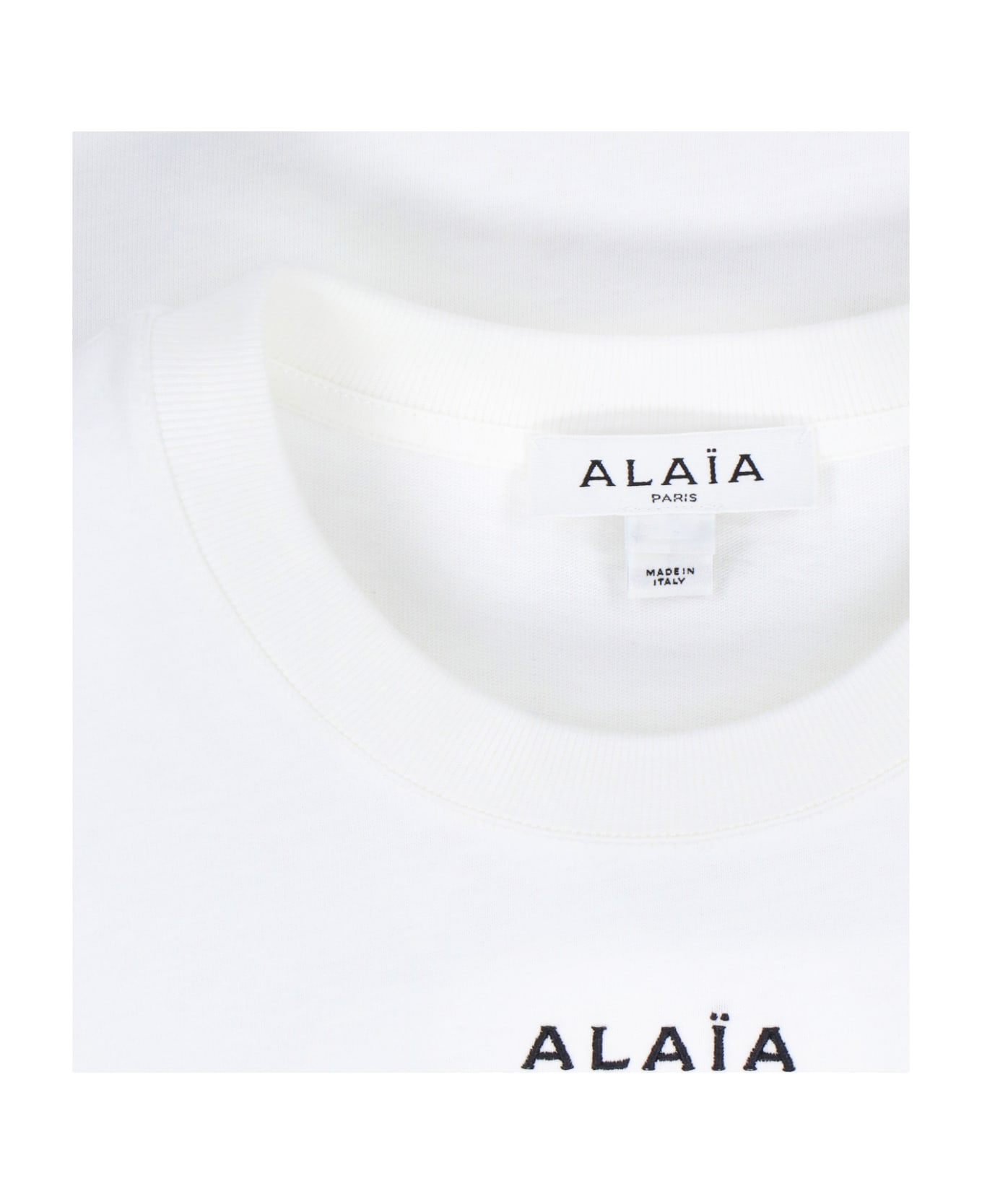 Alaia Logo T-shirt - White Tシャツ