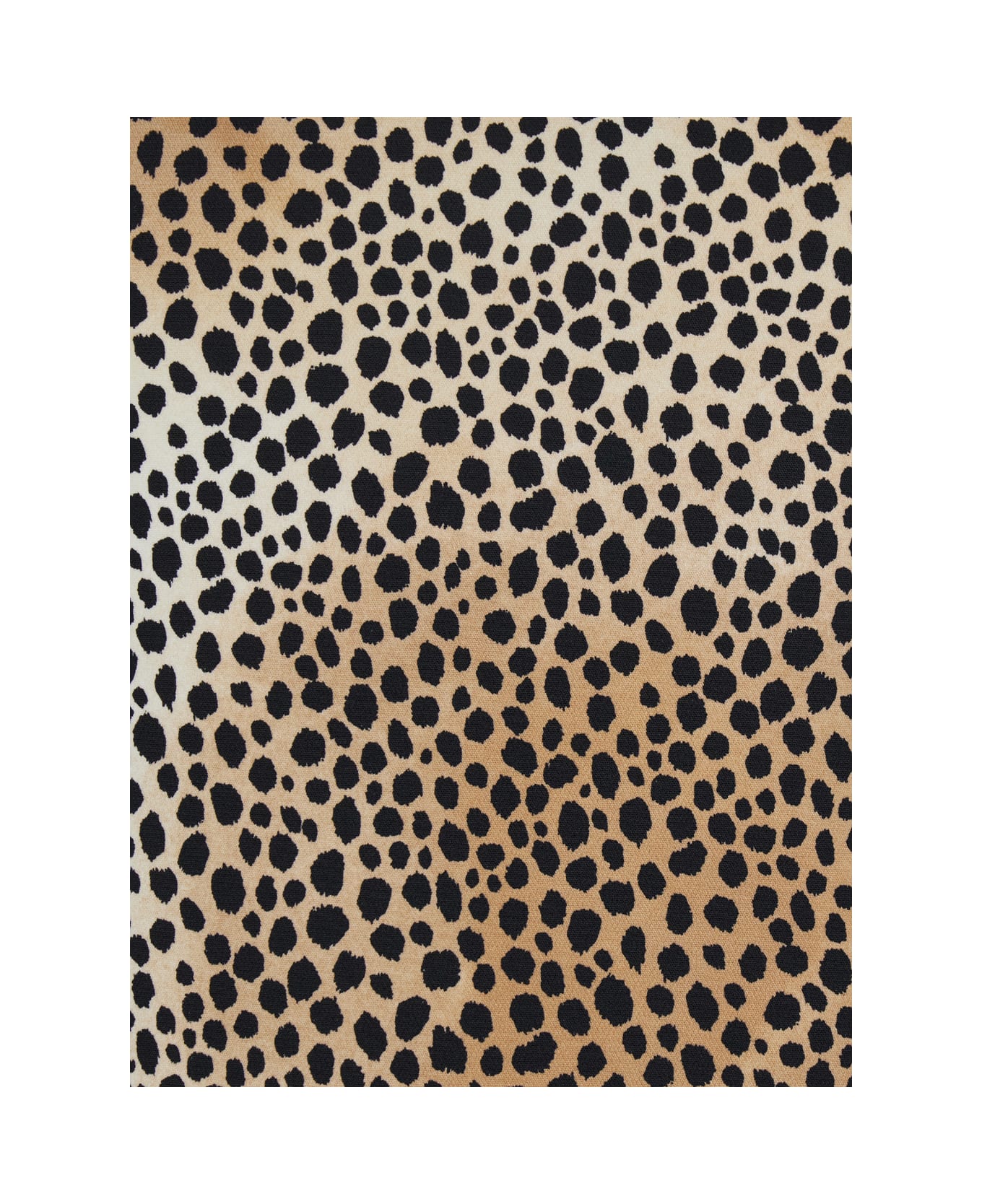 MICHAEL Michael Kors Brown Mini Dress With All-over Leopard Print In Tech Fabric Blend Woman - Brown