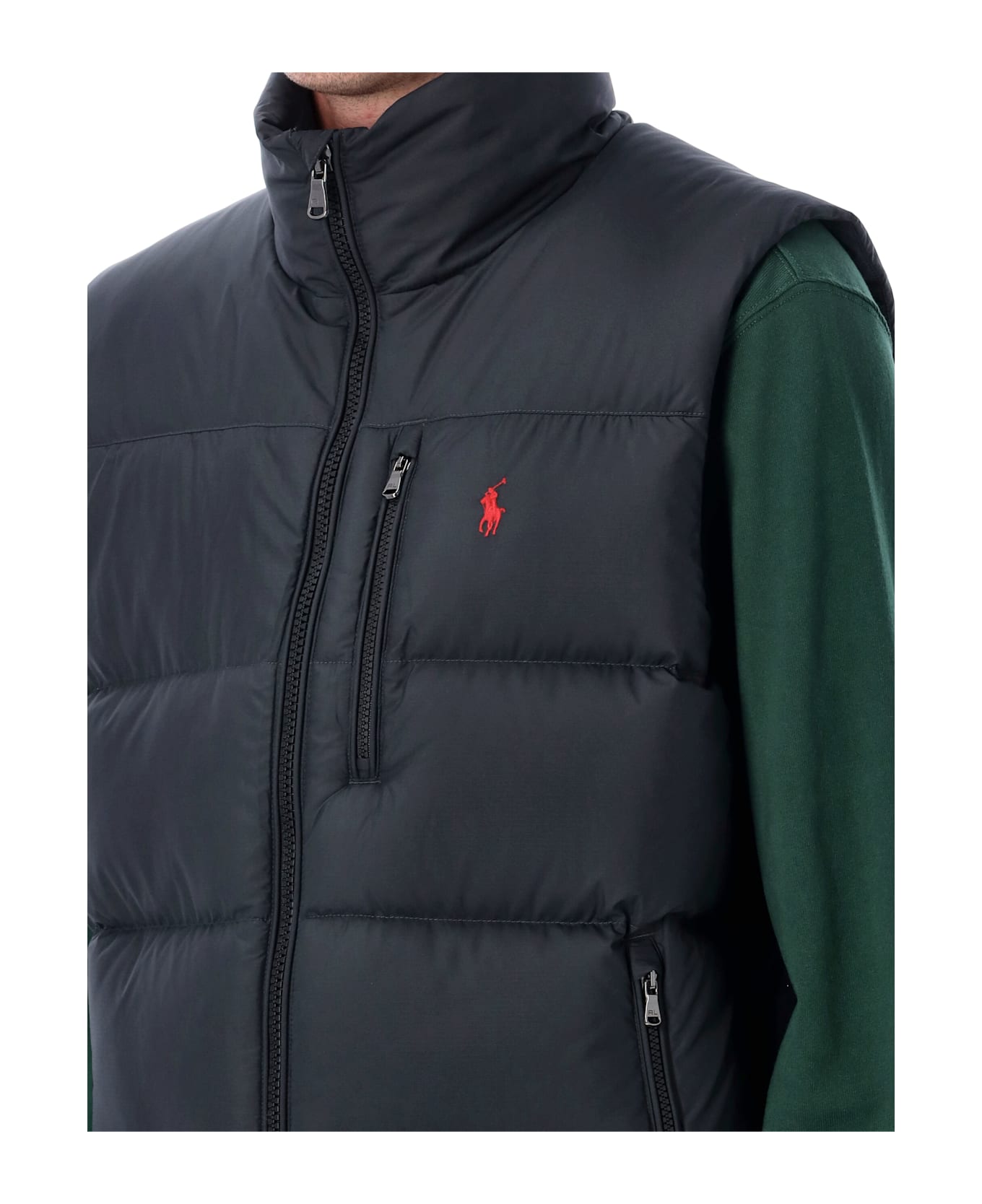 Ralph Lauren Puffer Vest - POLO BLACK