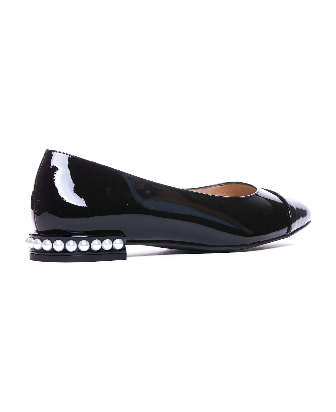 Stuart Weitzman Pearl Flats - Black