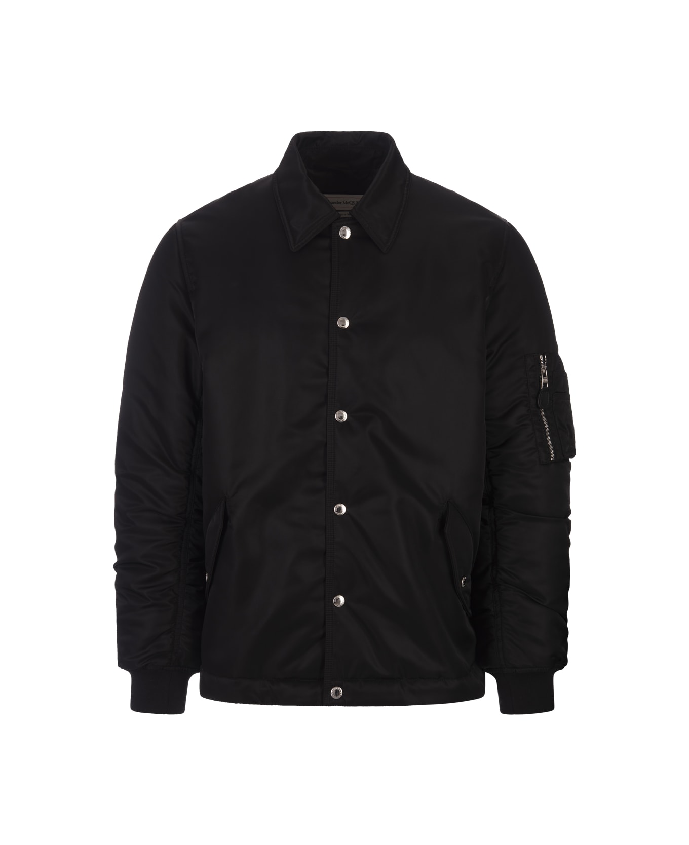 Alexander McQueen Nylon Jacket - Black コート＆ジャケット