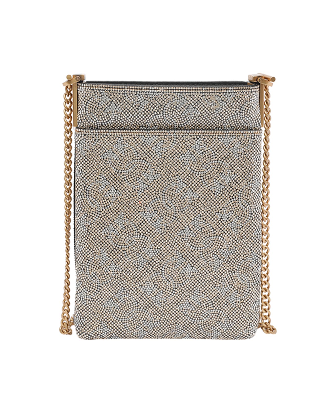 Pinko Strass Monogram Phone Cover - Golden