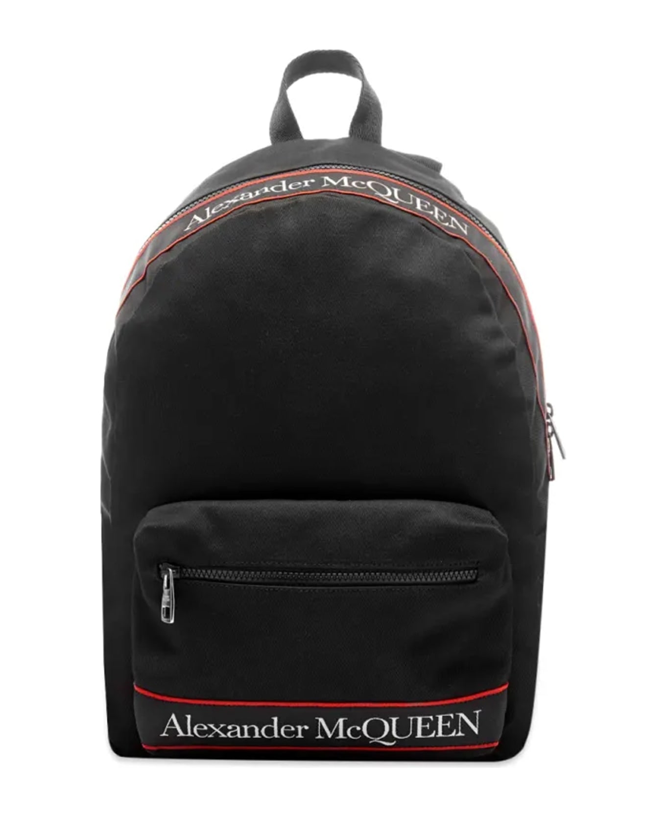 Alexander McQueen Logo Backpack - Black