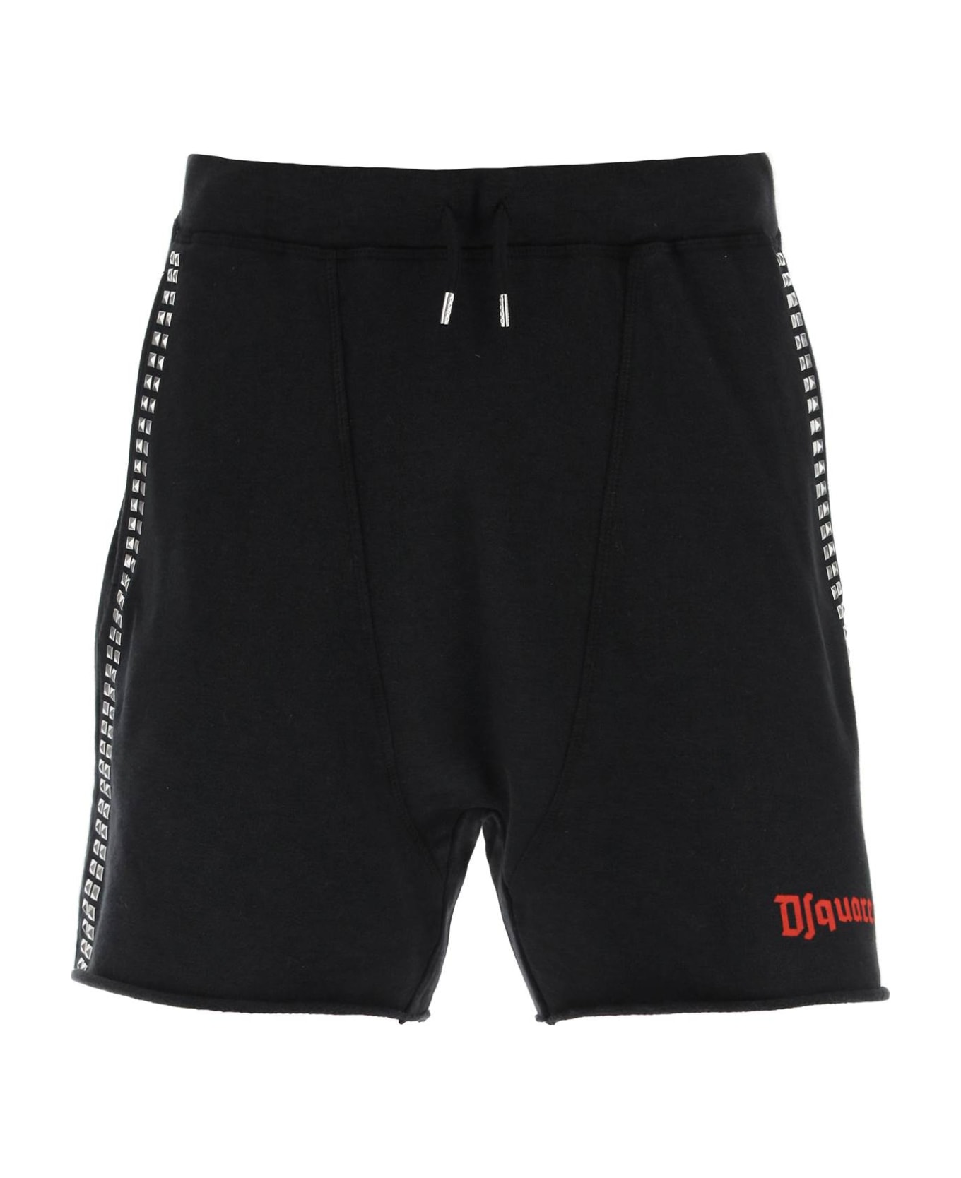 Dsquared2 Studded Shorts - BLACK (Black)