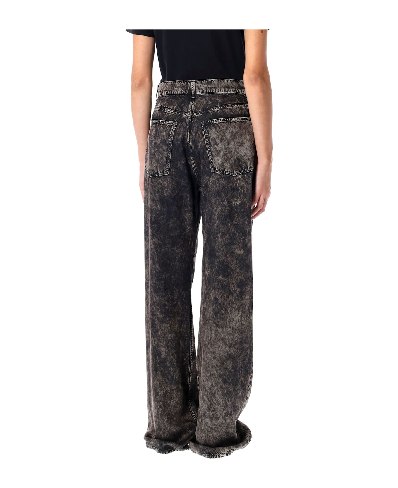 Acne Studios Printed Trousers - BLACK BEIGE