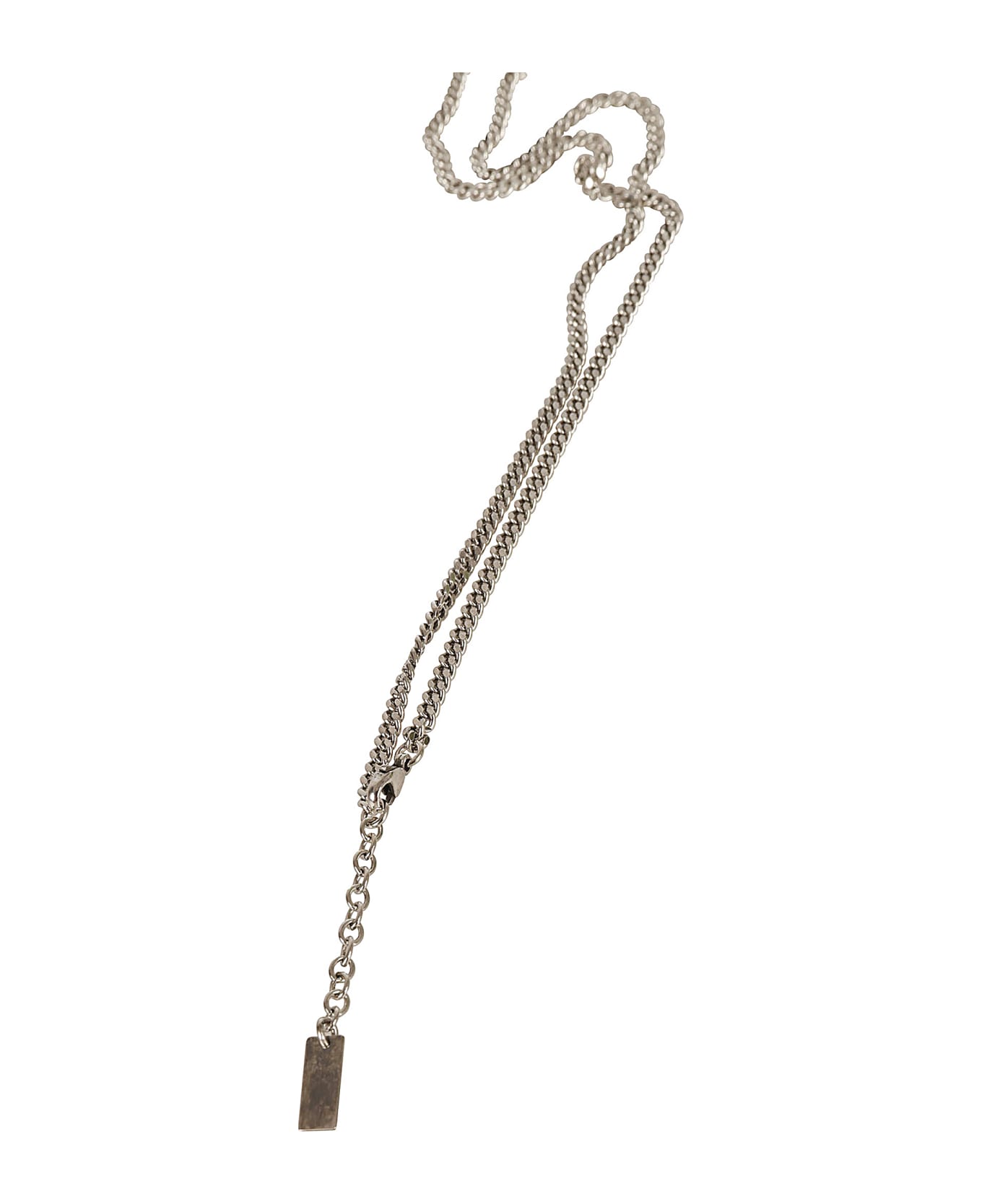 Saint Laurent Collier Chain Necklace - Silver