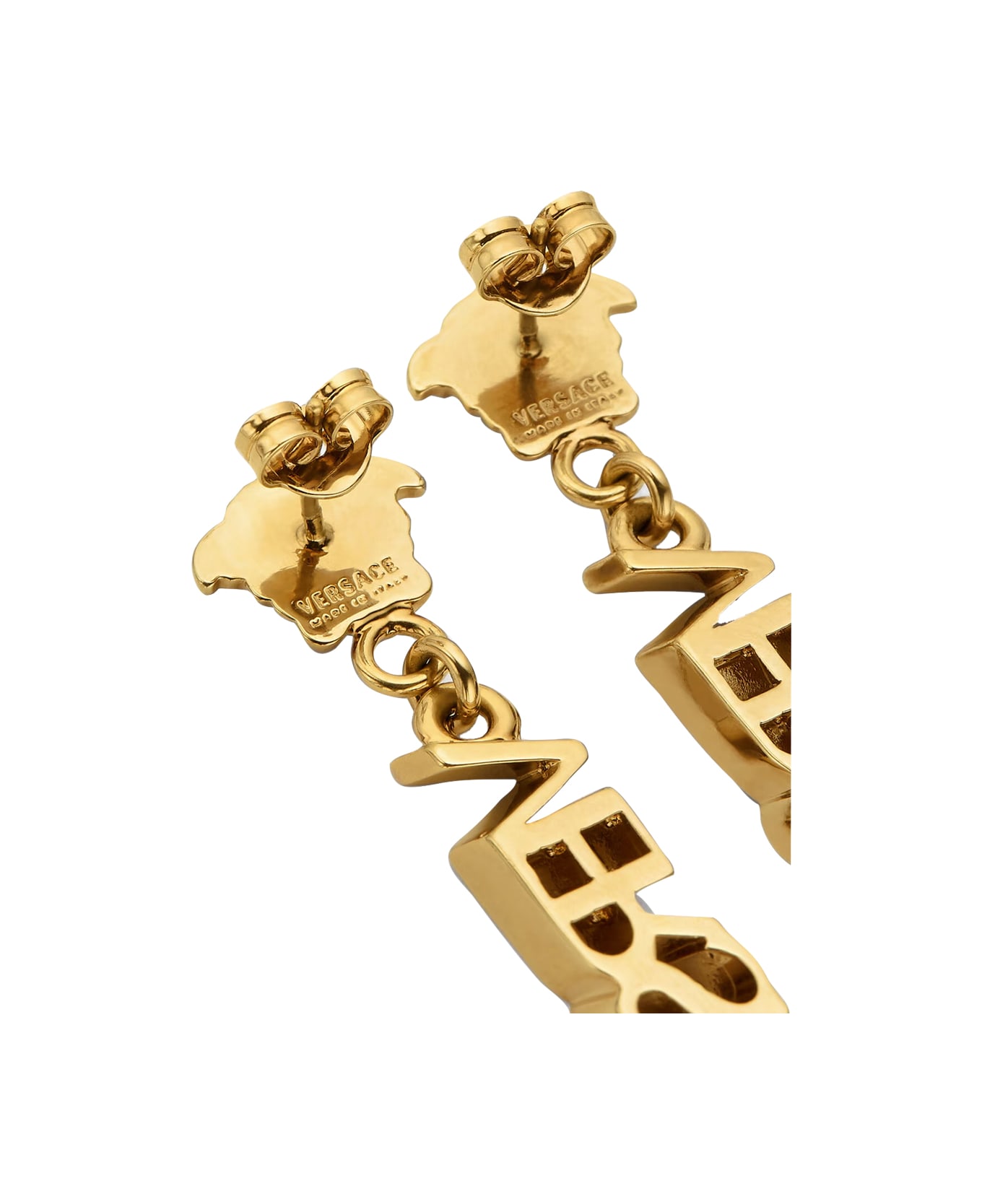 Versace Medusa Logo Earrings - Golden イヤリング