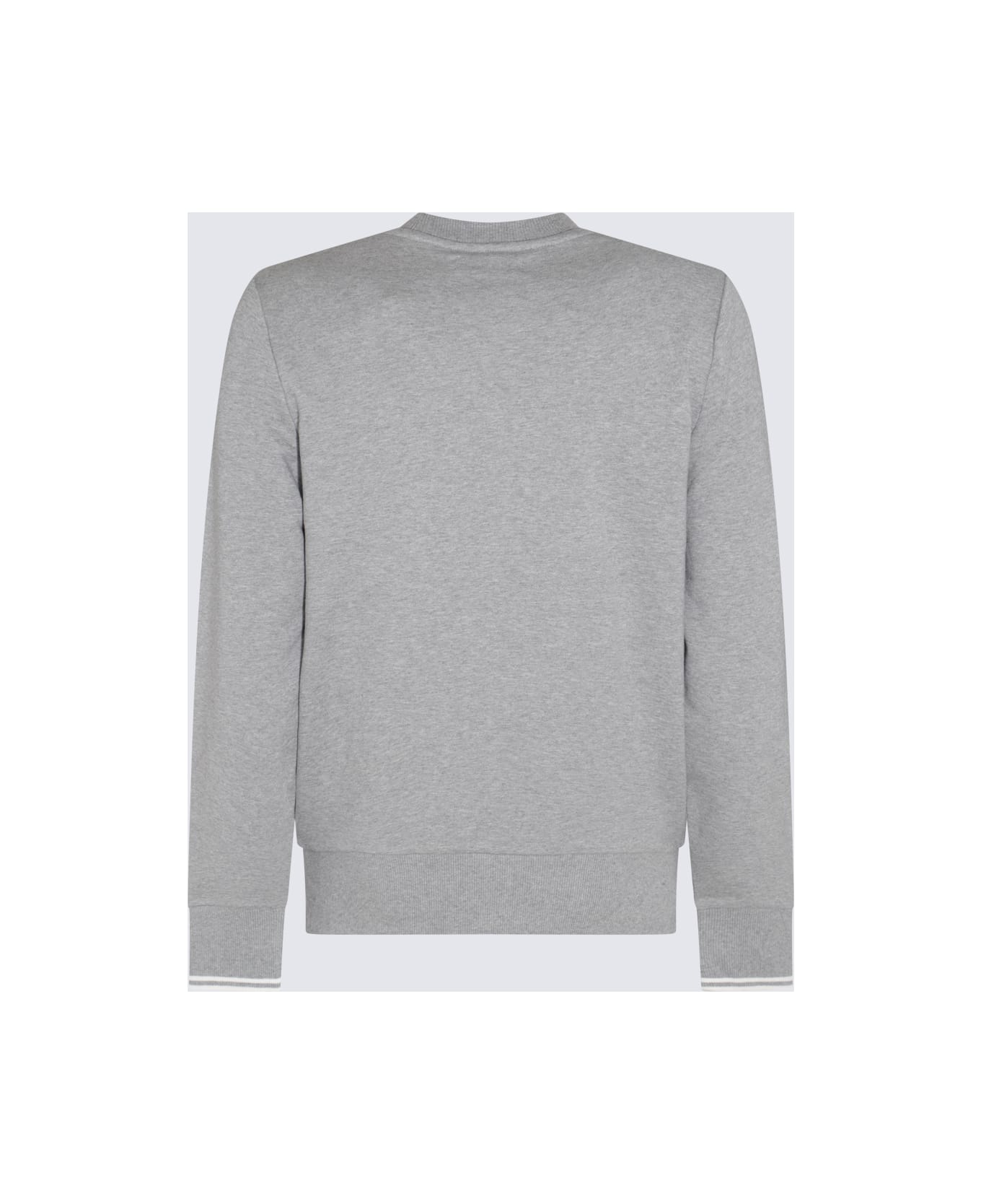 Fred Perry Grey Cotton Blend Sweatshirt - Grey