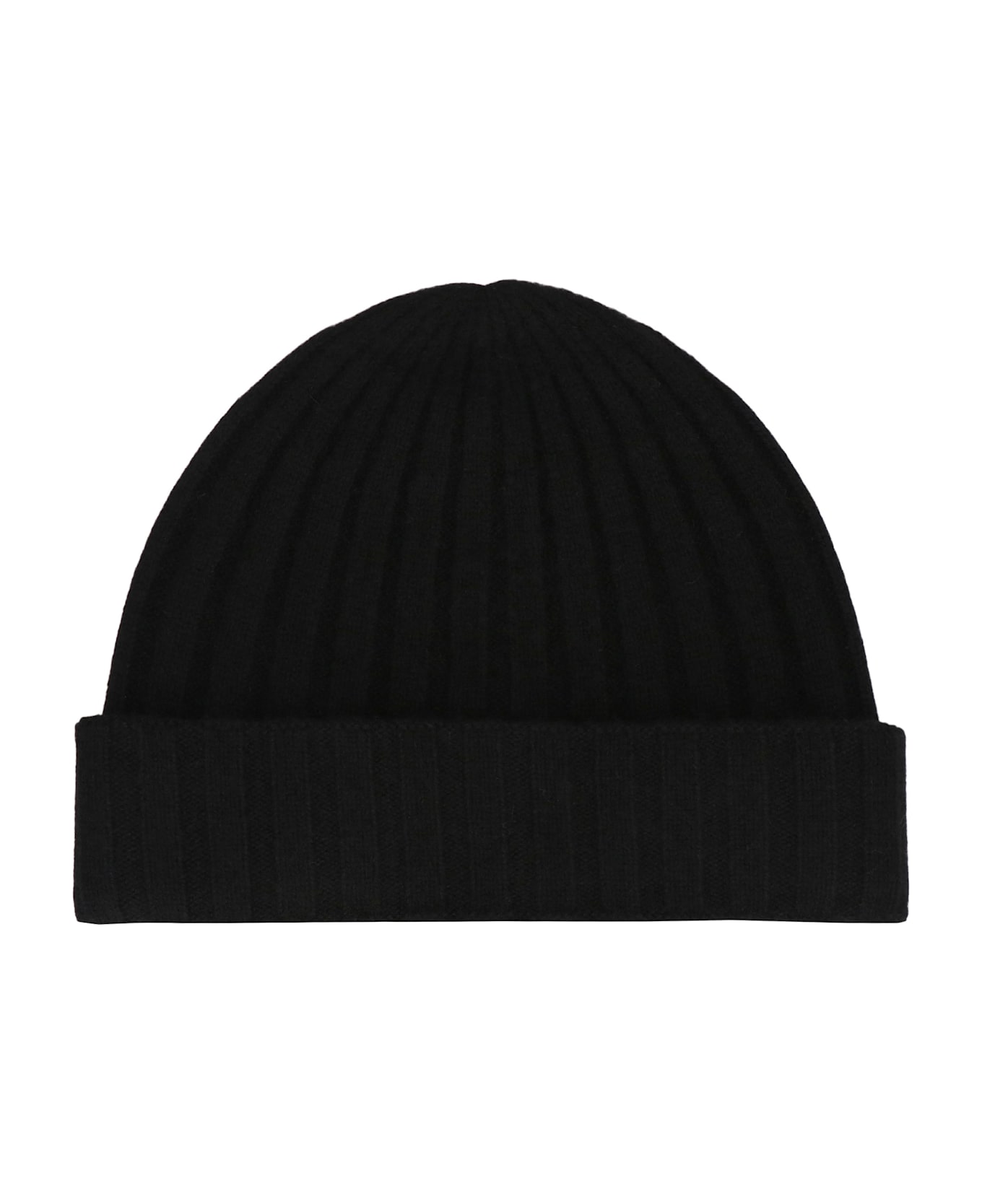 Totême Cashmere Knit Hat - black