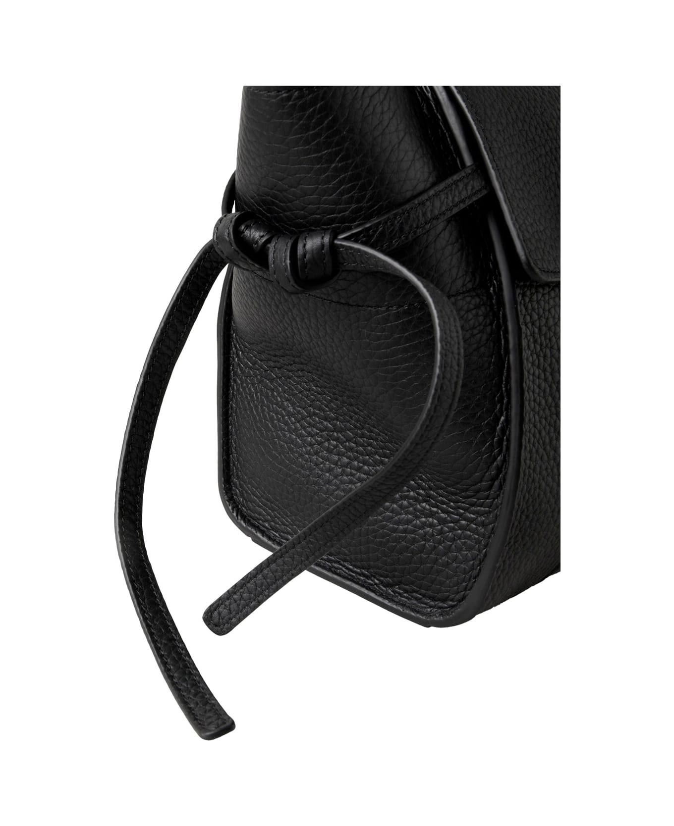 Mulberry 
small Bayswater
 Black Shoulder Bag With Laminated Logo In Leather Woman - Black