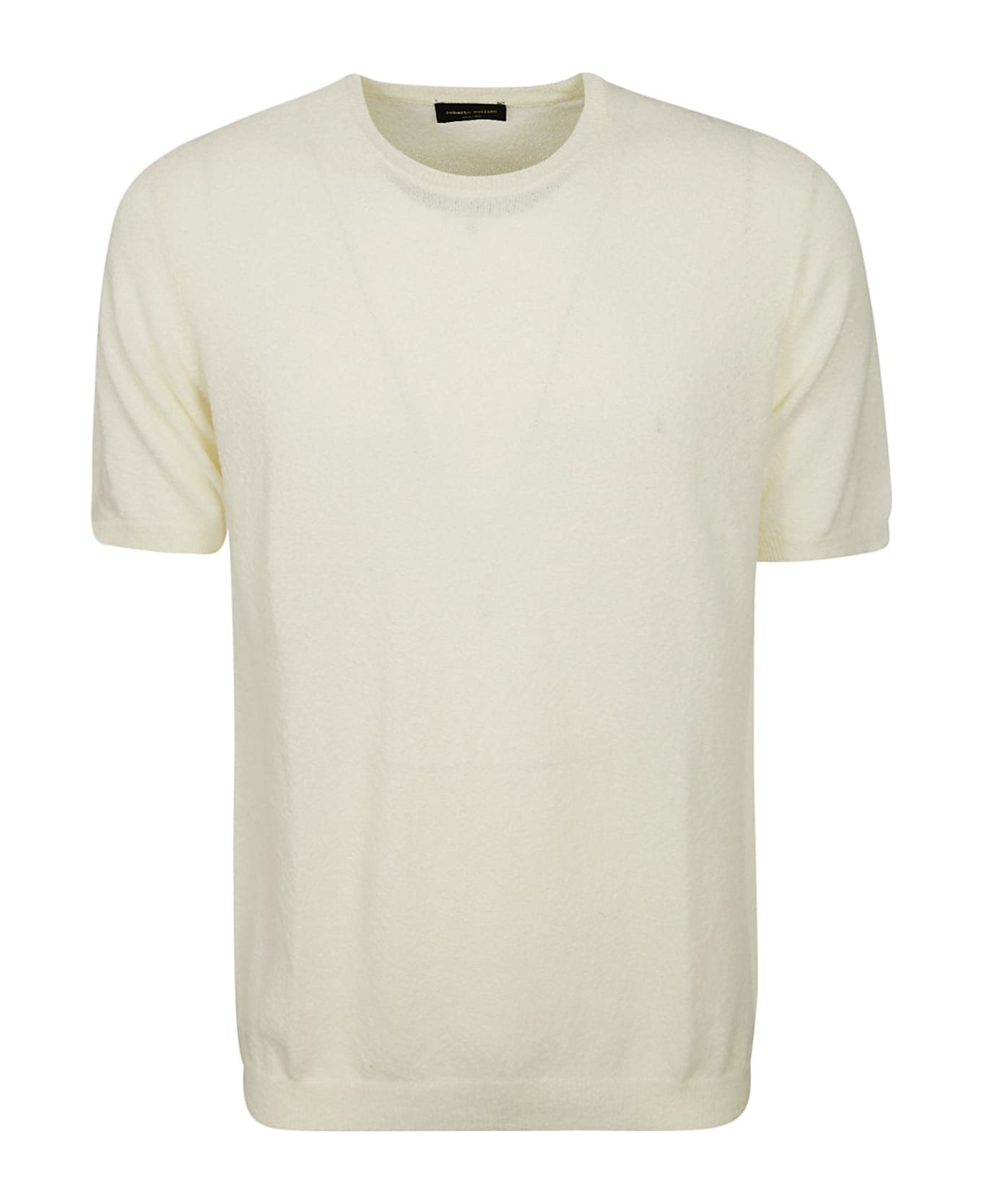 Roberto Collina Roundneck Ss - White シャツ