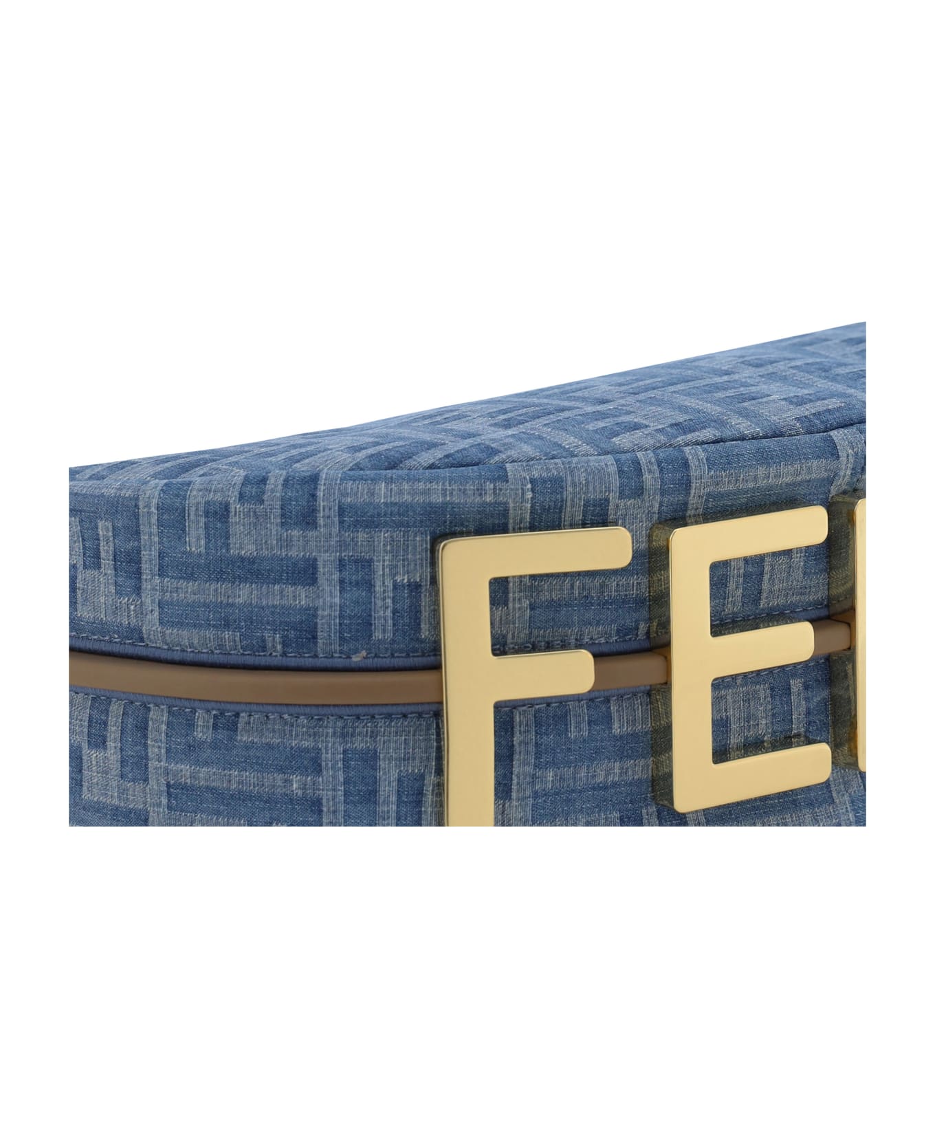 Fendi graphy Small Handbag - Denim+sand+ovi+os